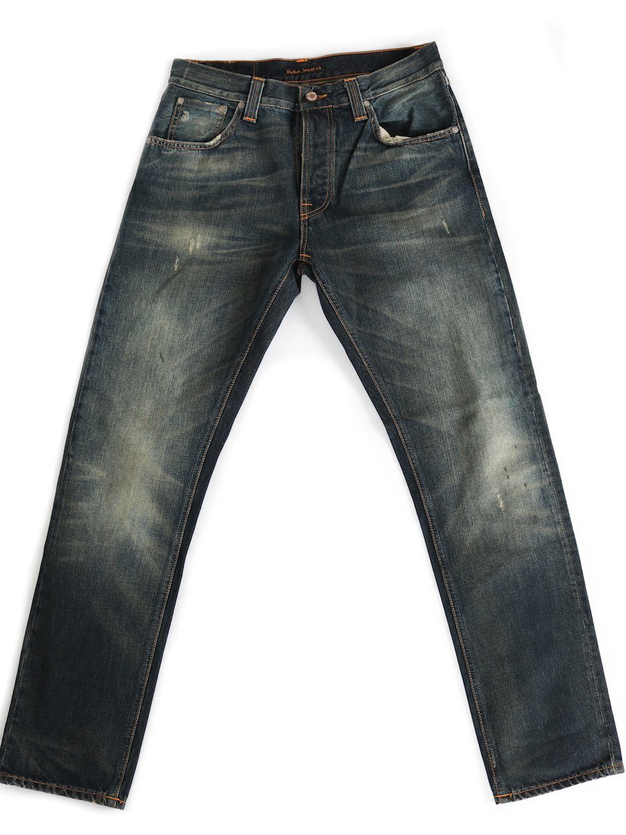Second Nudie - Big Dirt Dirty Bengt Look Hand Jeans Tapered-fit-Jeans