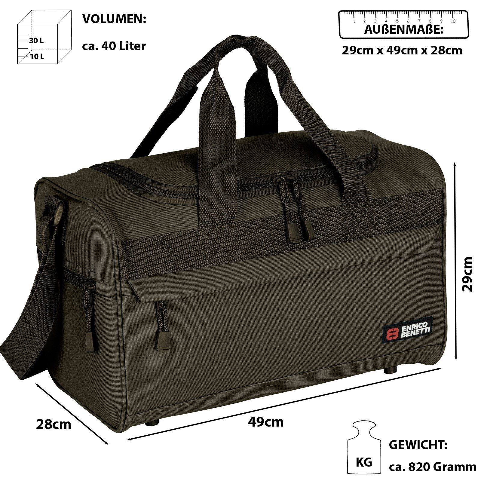 EAAKIE Sporttasche 40 L Reisetasche Trainingstasche günstig online kaufen