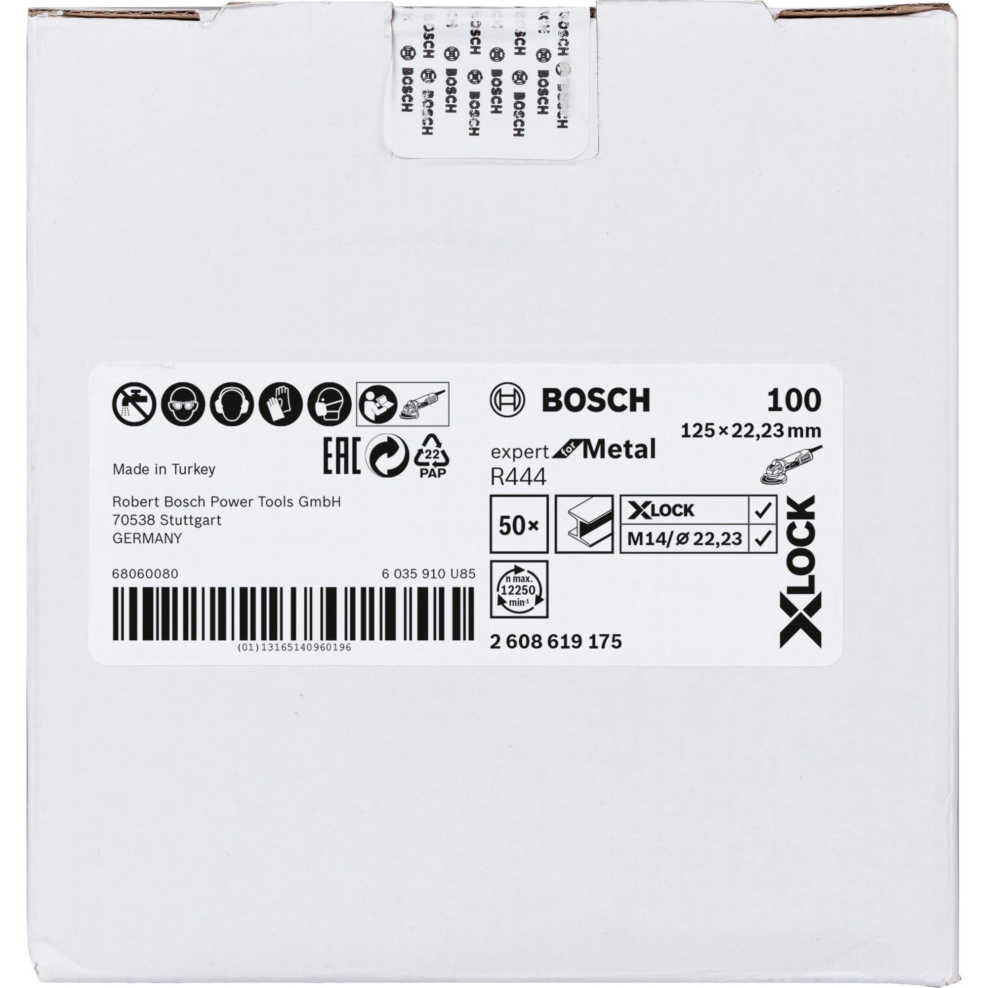 Professional BOSCH Schleifscheibe R444 X-LOCK Bosch Fiberschleifscheibe