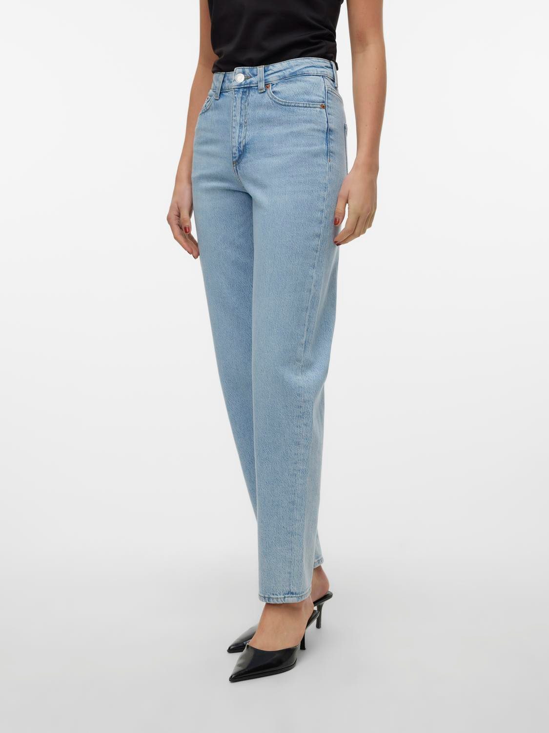 Vero Moda High-waist-Jeans VMTESSA HR MOM günstig online kaufen