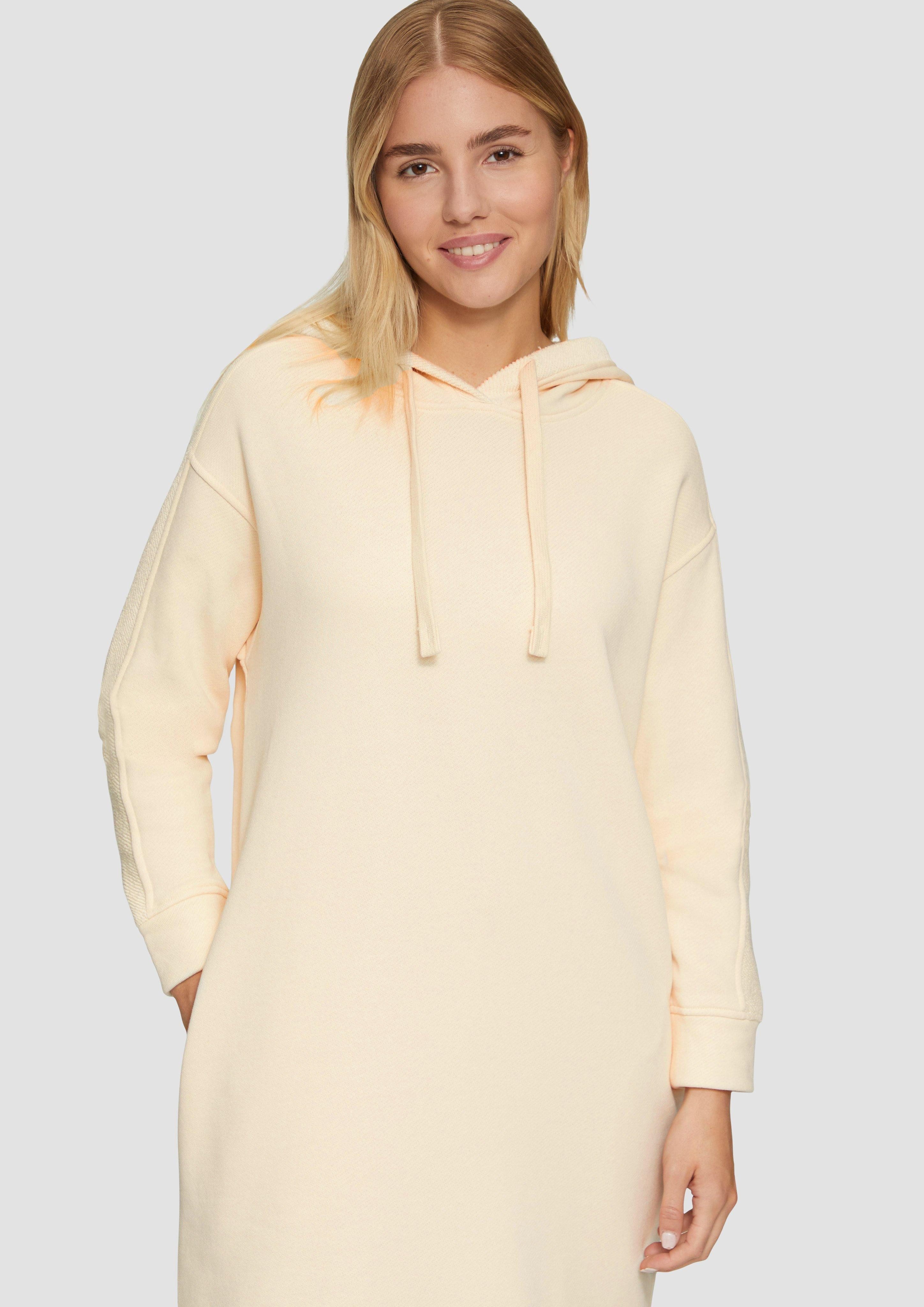 s.Oliver Minikleid Undyed Sweatkleid mit Eingrifftaschen günstig online kaufen