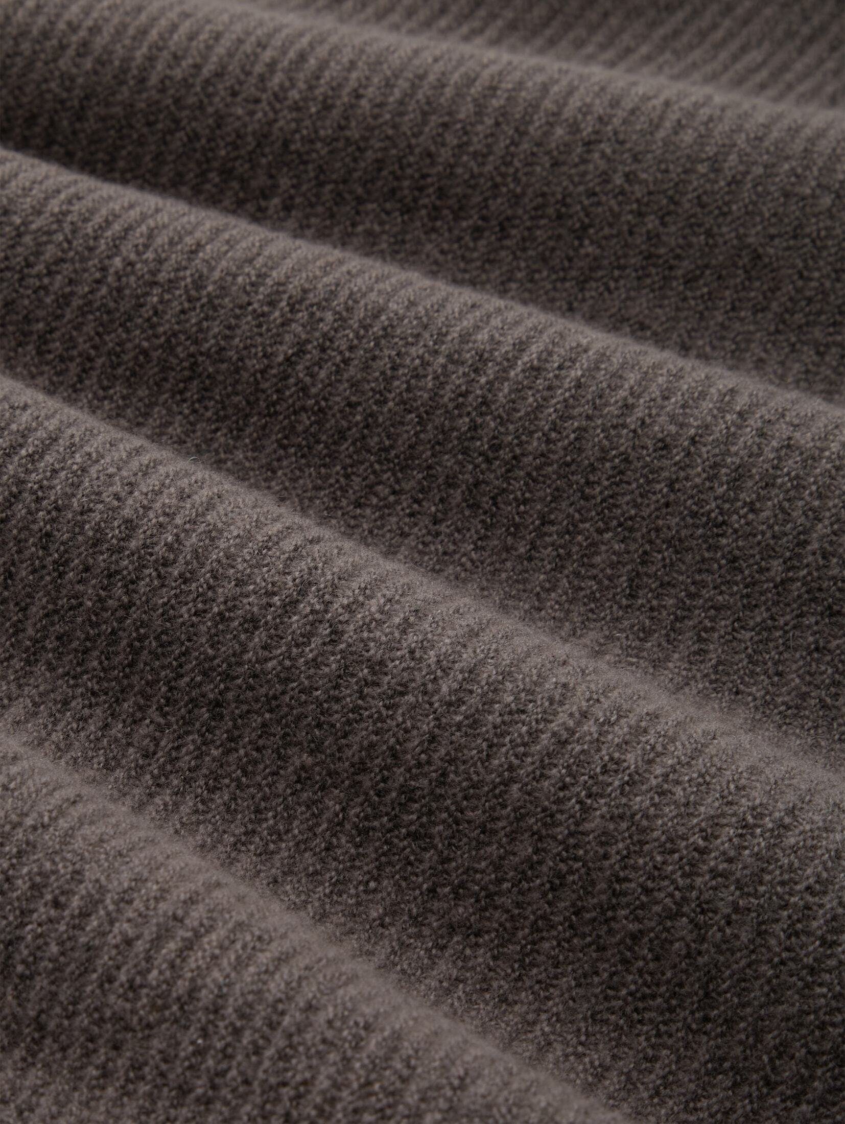 TOM TAILOR mineral Strickpullover Pullunder grey dark melange