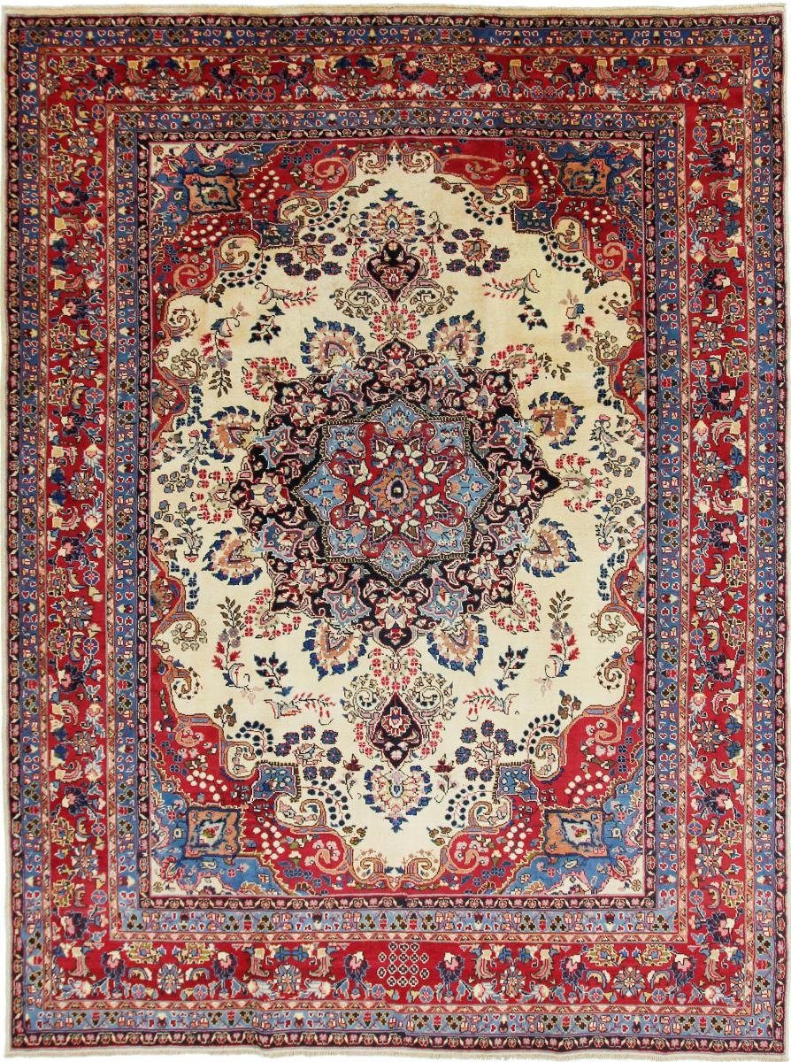Orientteppich Mashhad 241x324 Handgeknüpfter Orientteppich / Perserteppich, Nain Trading, rechteckig, Höhe: 12 mm