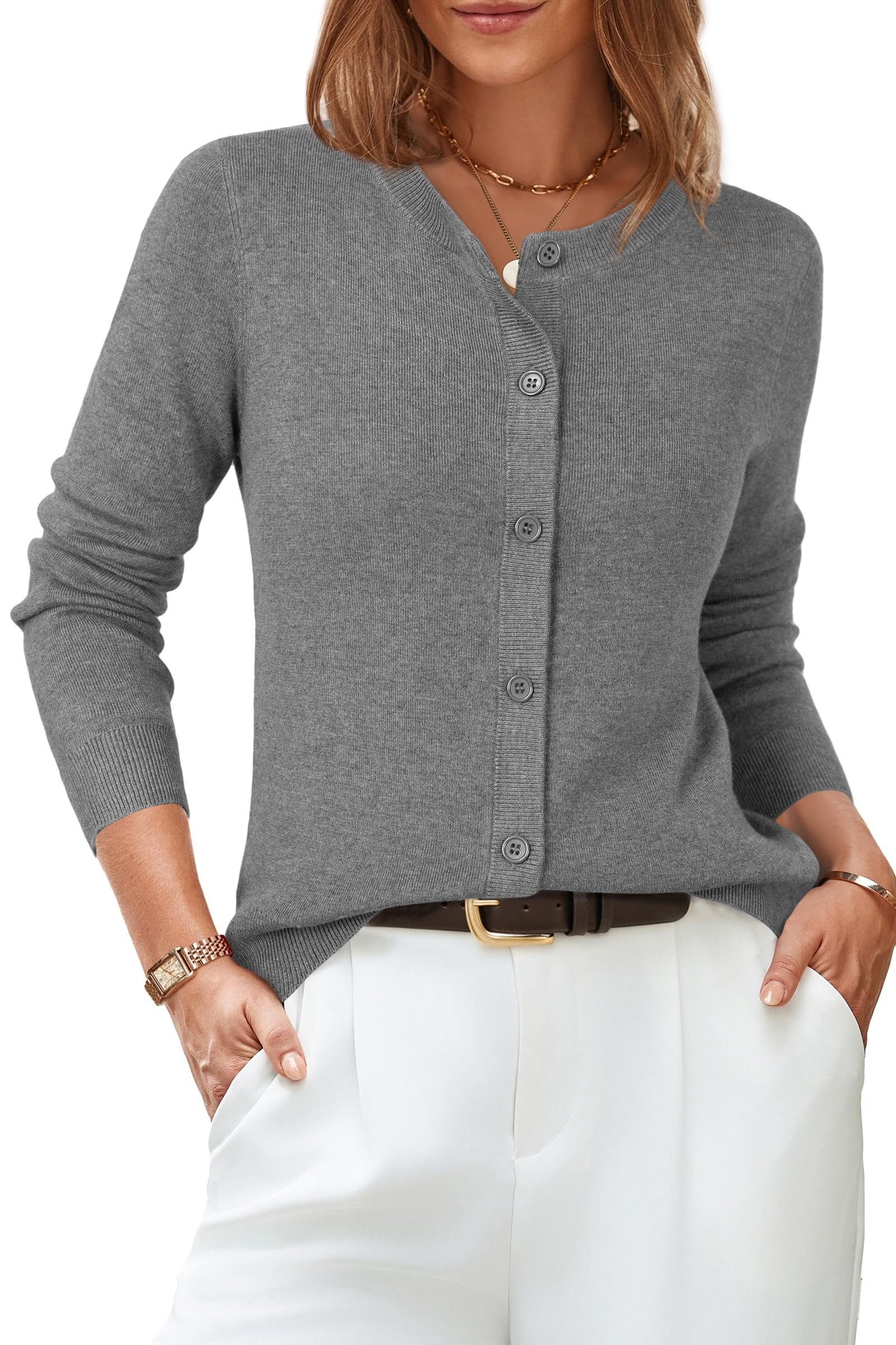 Arach&Cloz Strickjacke Damen Cardigan-Pullover Lässige Strickjacken Busines günstig online kaufen