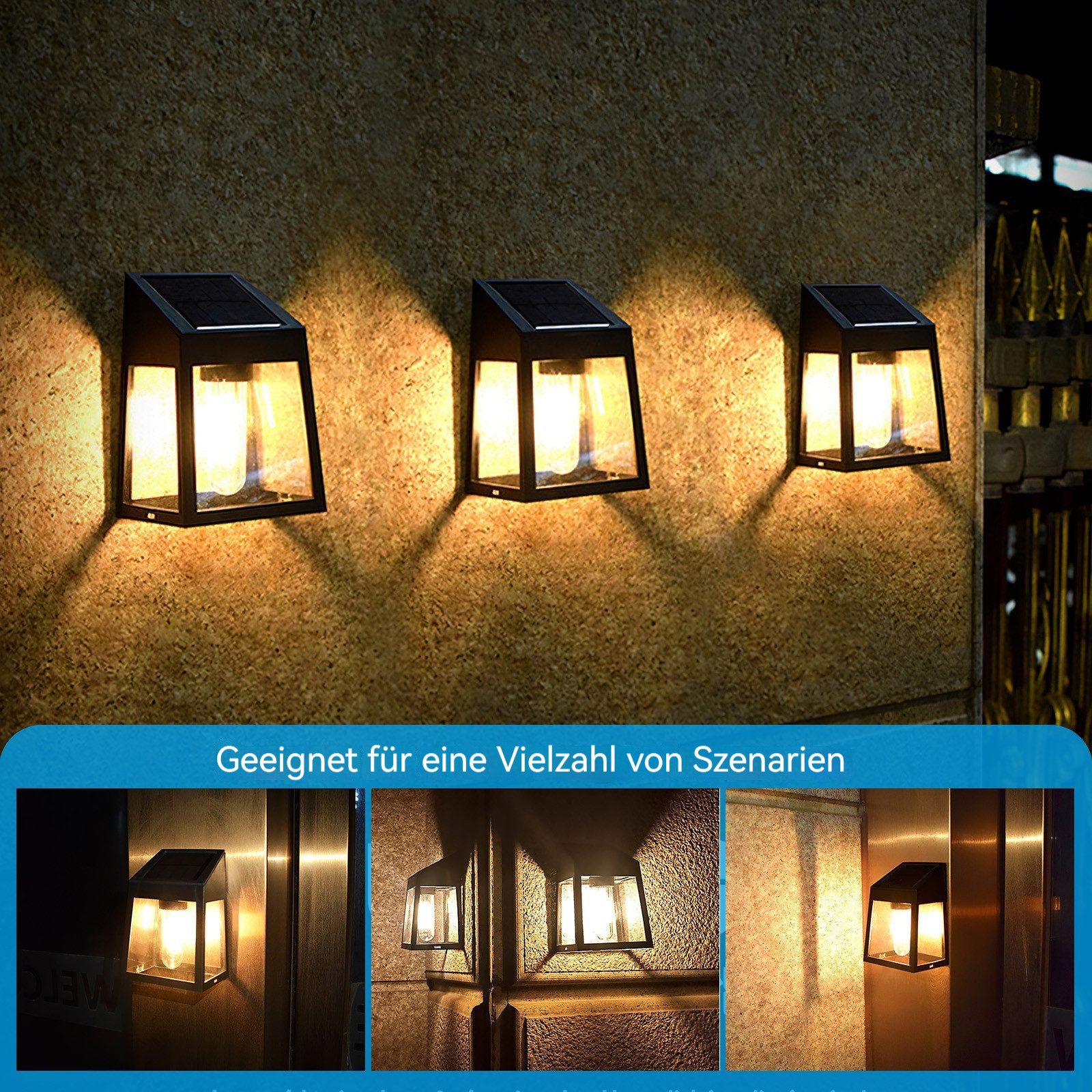 BlingBin LED Solarleuchte 2/4 Stück Solar günstig online kaufen