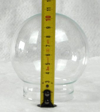 Snowglobe-for-you Schneekugel Schneekugel Bastelset Glas 100 mm breit weiß eckig