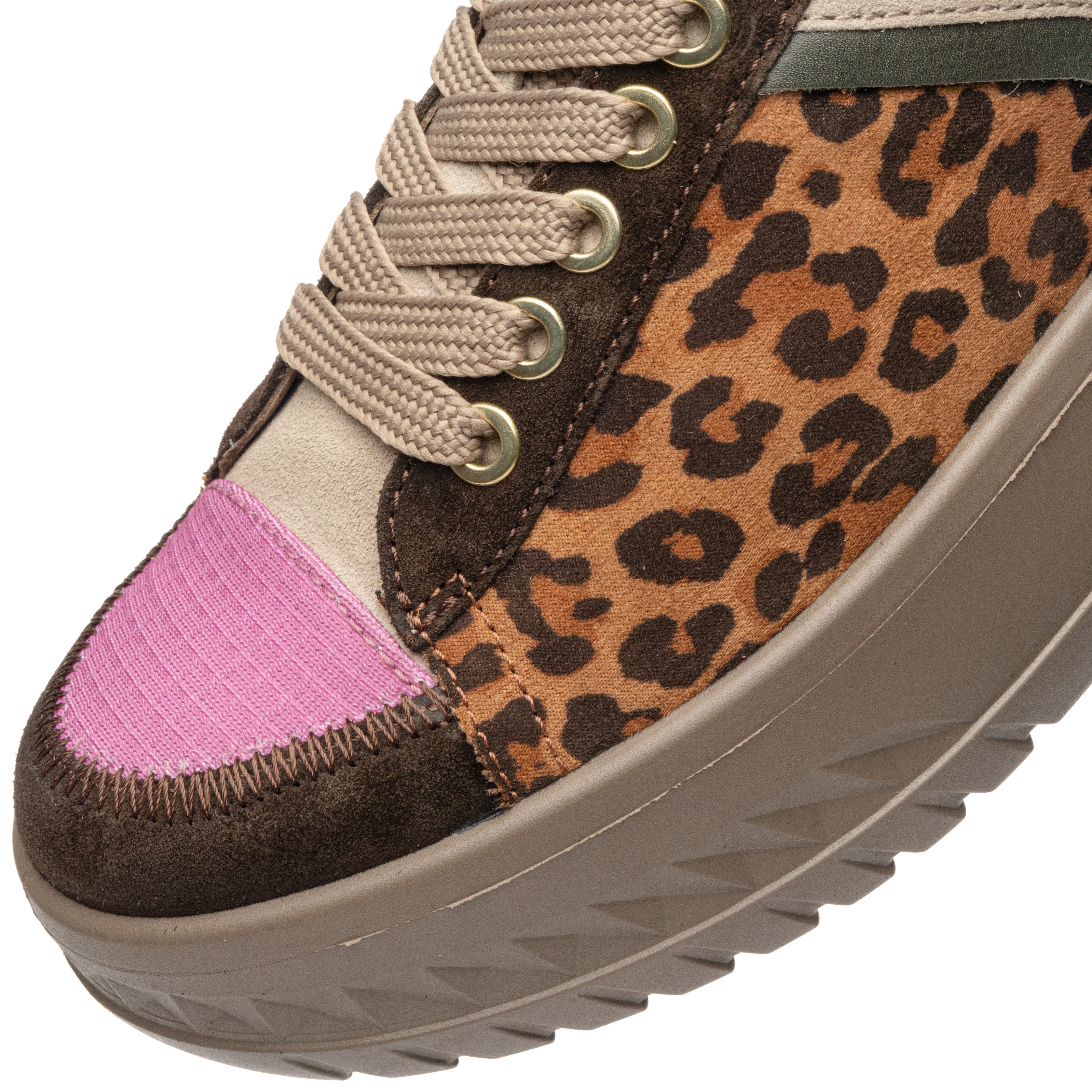 Ara MONACO Plateausneaker Freizeitschuh, Halbschuh, Schnürschuh mit Besätzen, H-Weite
