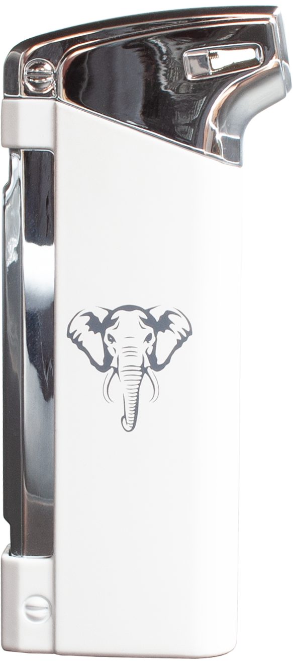 Feuerzeug White Elephant Feuerzeug für Pfeife Pro-Bo Black schräge Flamme