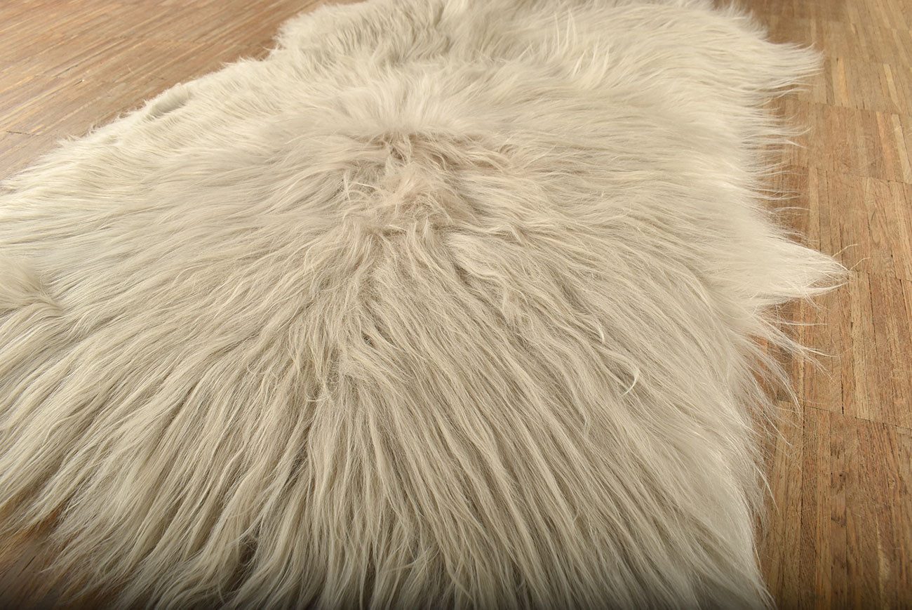 KUHFELL online & NOMAD Fellteppich ECHTES ISLAND LAMMFELL LANGWOLLIG SCHAFFELL TEPPICH XL IN DIV. FARBEN