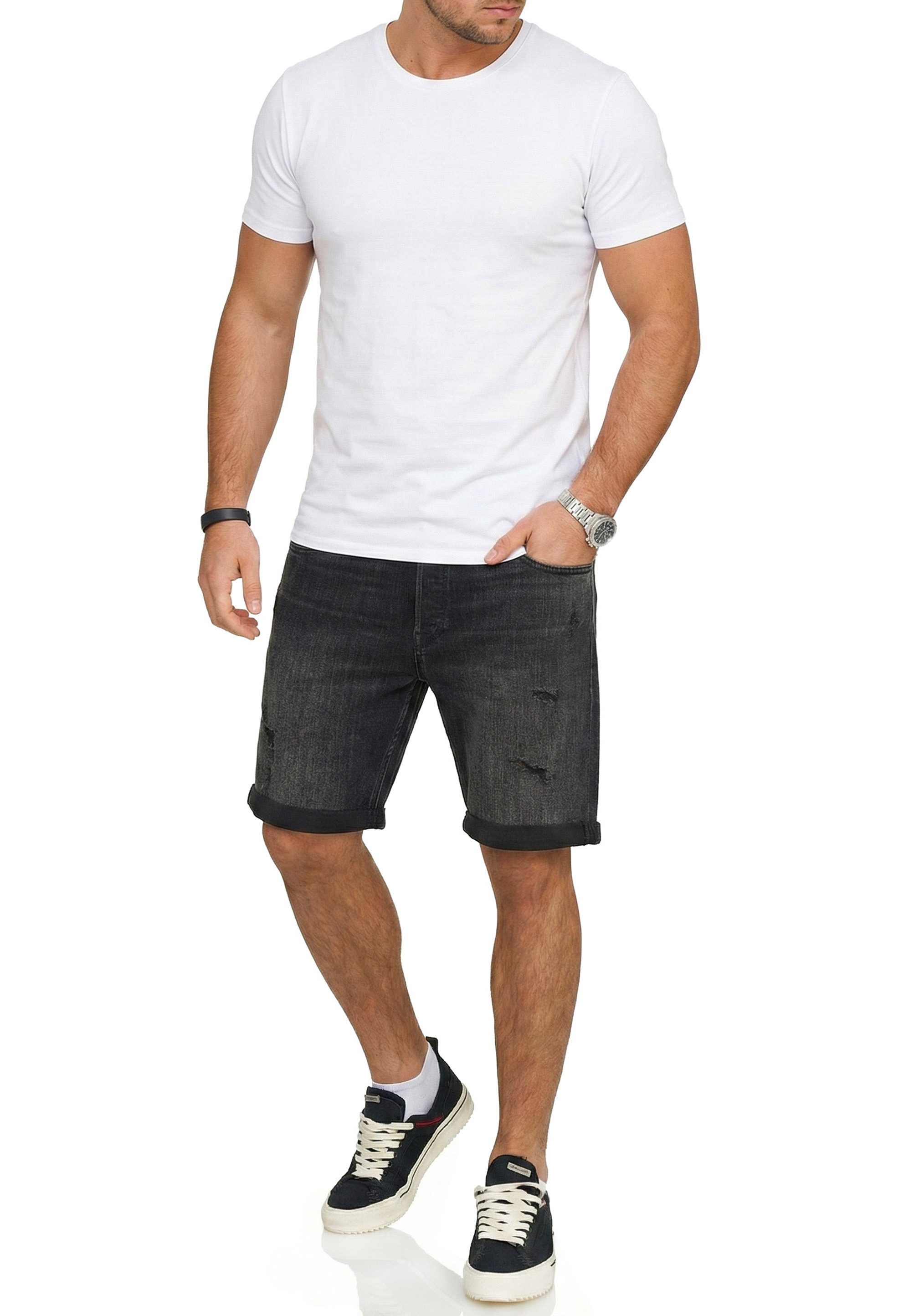 Jack & Jones Jeansshorts JJIRICK JJIINFINITY SHORTS Kurze Jeanshose im 5-Pocket-Stil Casual Denim Pants mit Waschung – Bild 4 von 5