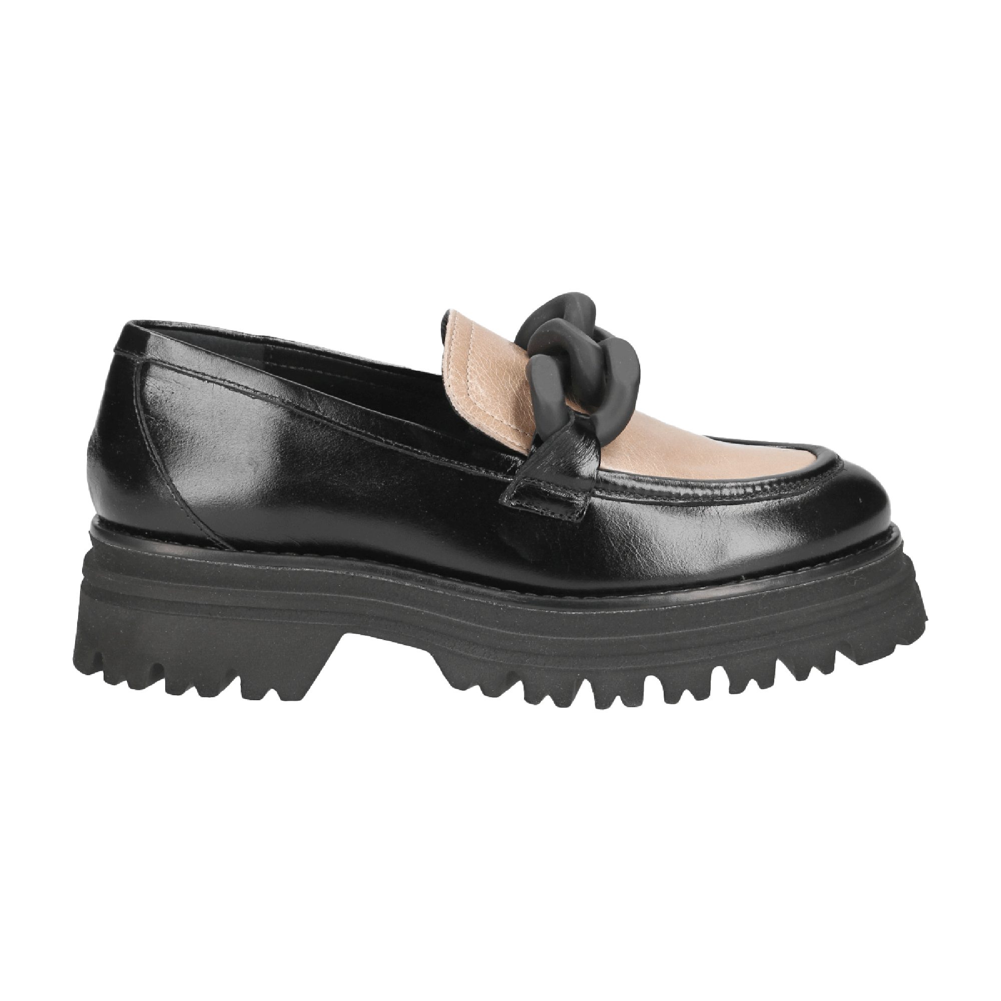 Maripé Maripé VITA NERO, Slipper & Mokassin, Schwarz, kombiniert, Damen Slipper