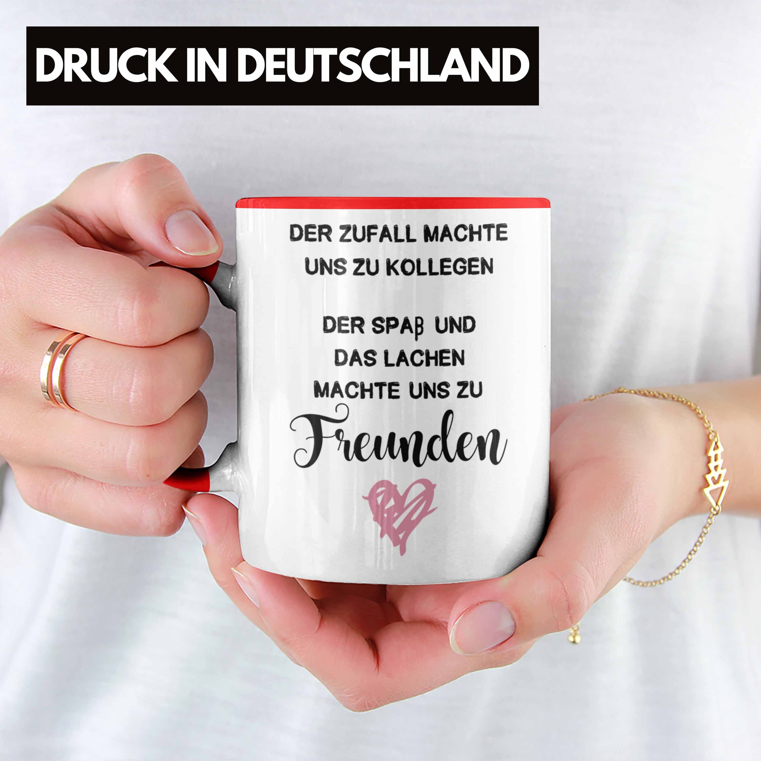 Trendation Tasse Trendation Uns - Neuer Abschiedsgeschenk Geschenk Zufall Kollegin Kollegen Zu Rot Jobwechsel Der Tasse Job Machte