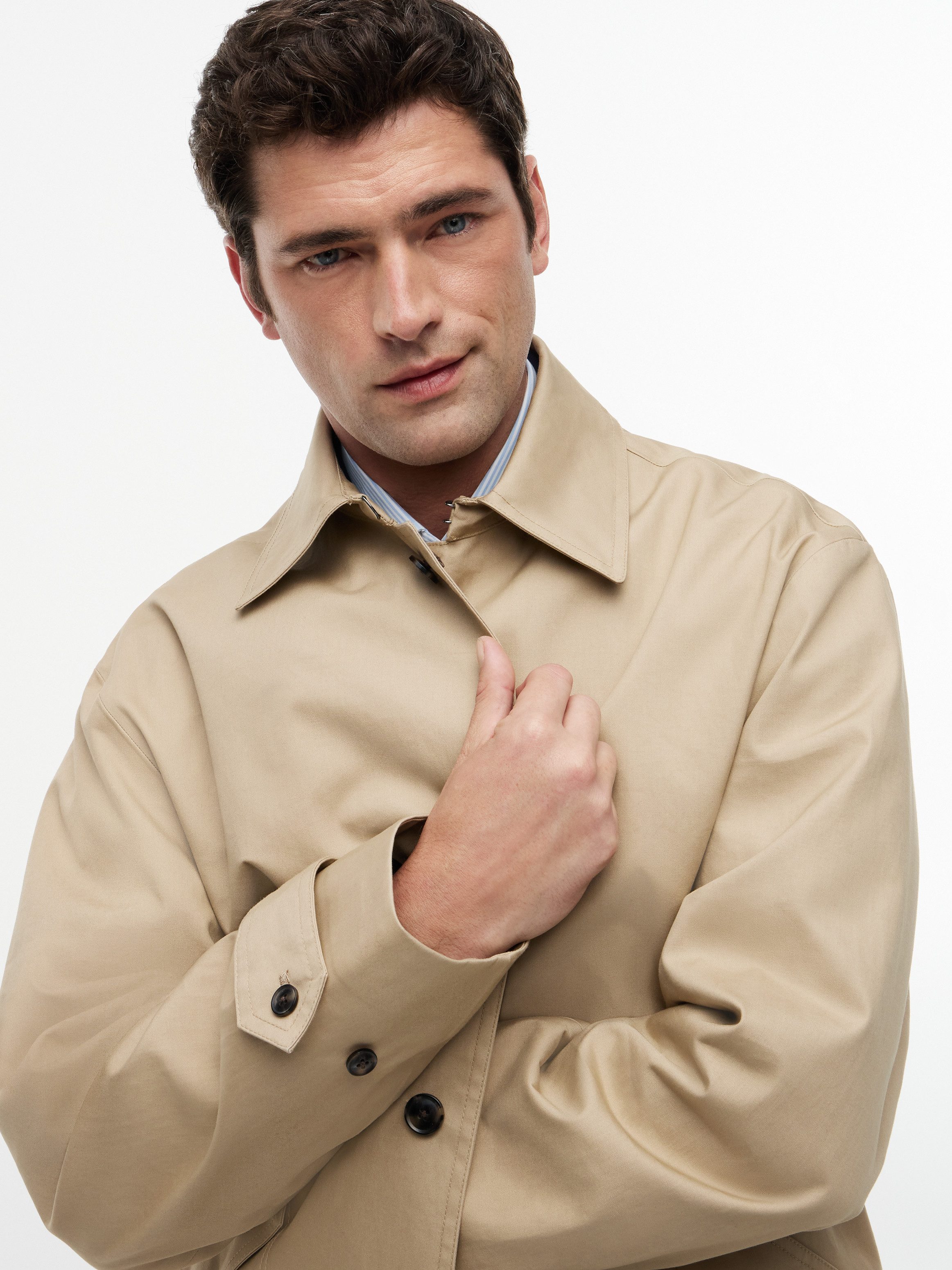 Tommy Hilfiger Langmantel DC TECHNICAL COTTON CARCOAT