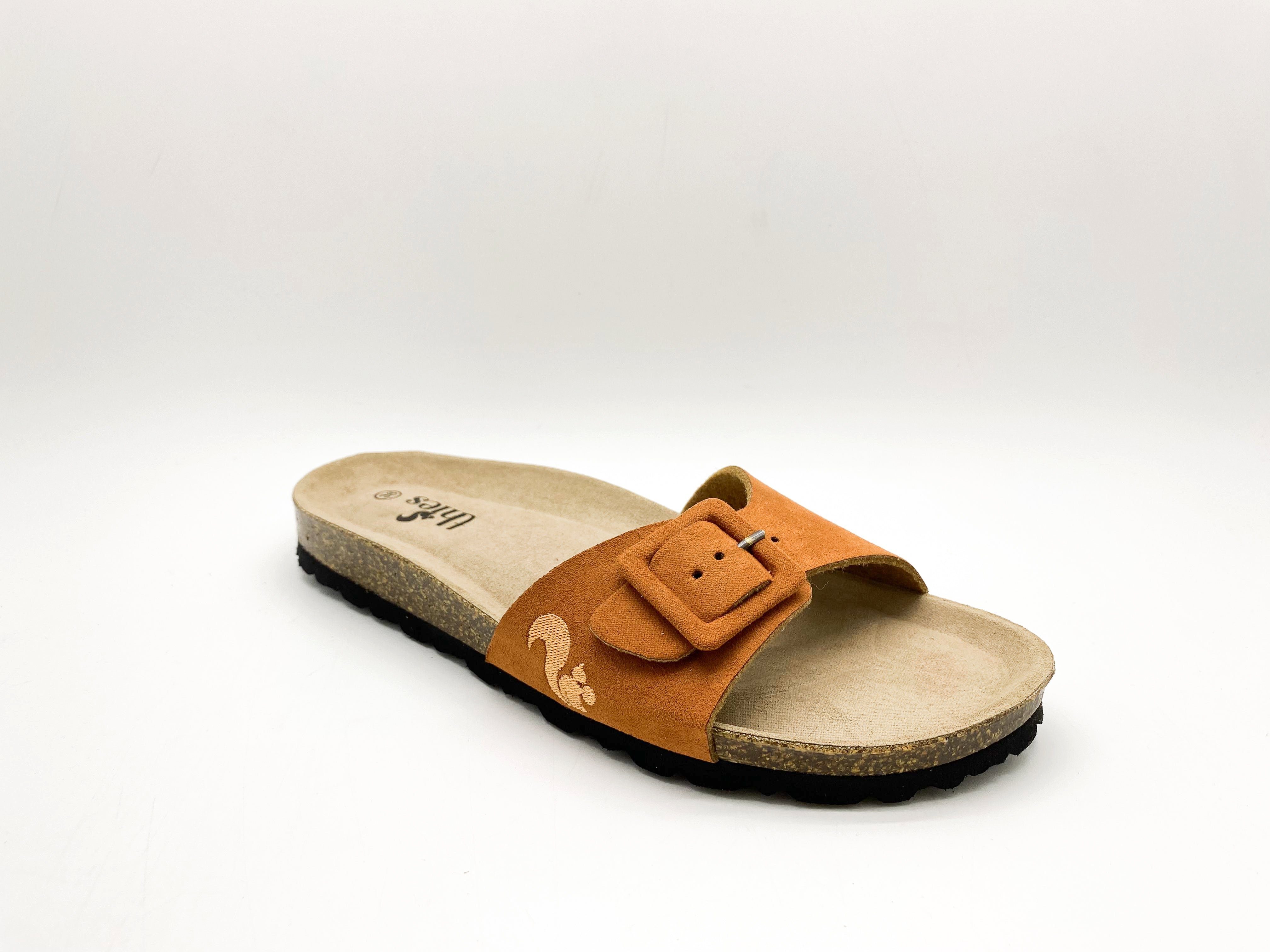 Sandale ® Eco 1856 Covered thies Vegan Strap Bio Sandal Orange