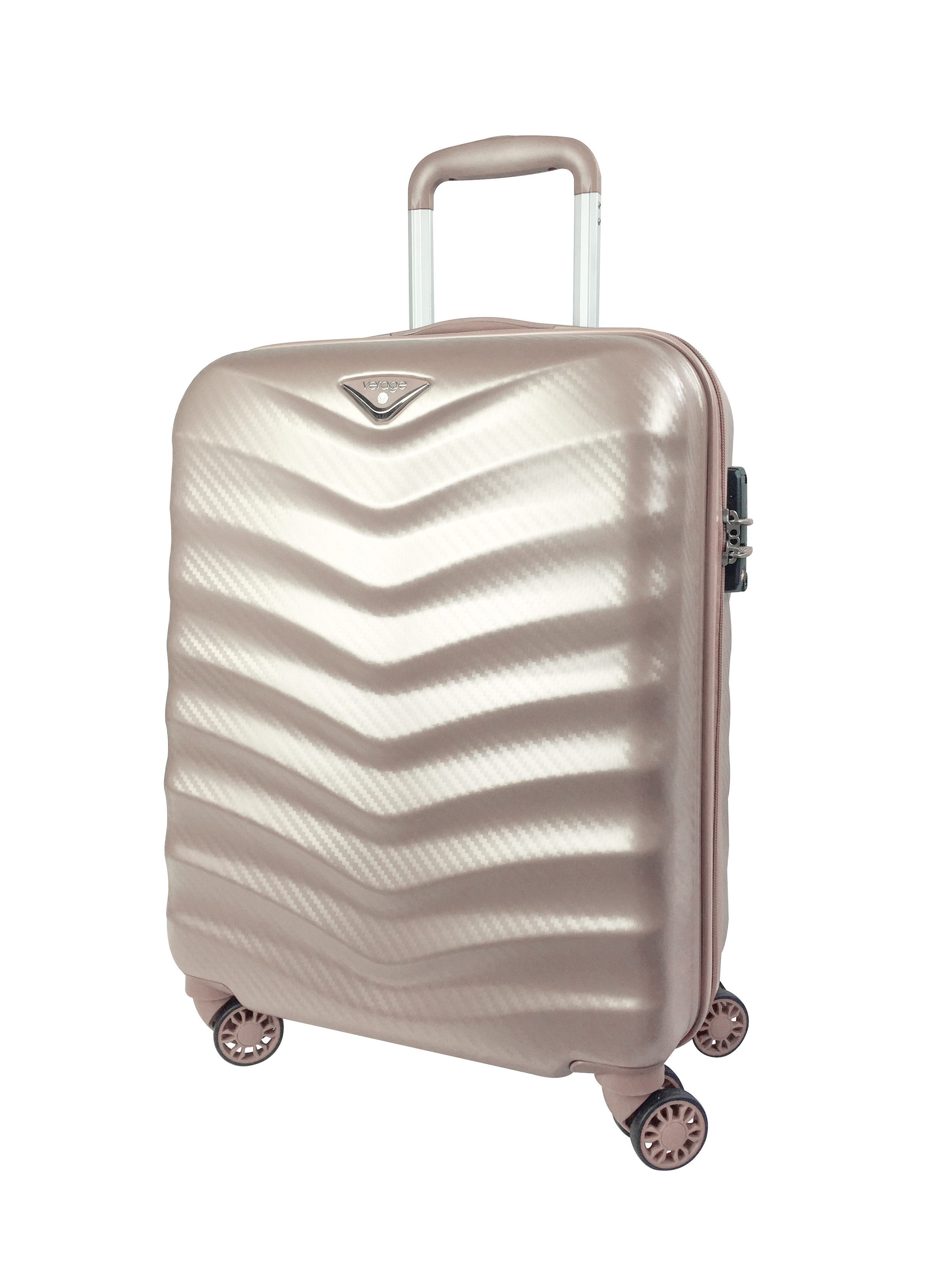 Verage Koffer Seagull, Hartschalen-Trolley, 4 Rollen, Doppelrollen TSA Zahlenschloss, teilweise erweiterbar