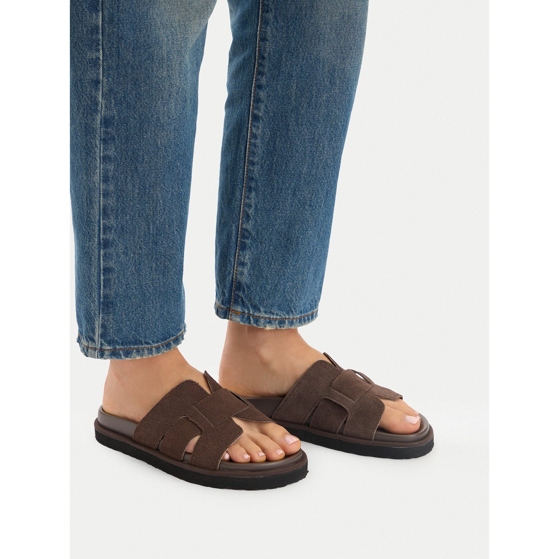 GINO ROSSI Gino Rossi Damen Flip-Flops Braun Badepantolette