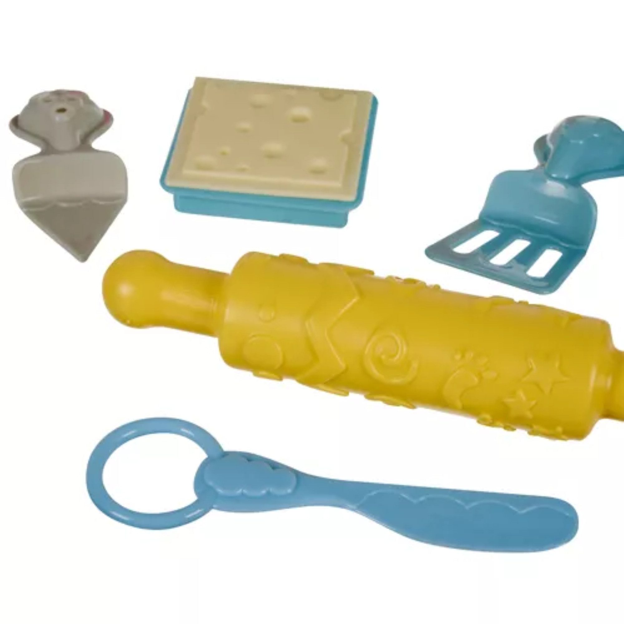 KRUZZEL Knete Knetset Kinder Toaster Spielset mit Knetmasse und Zubehör (Toaster Knete-Set mit viel Zubehör, Toaster, Kunststoffpasten, vielfältiges Zubehör), Interaktiver Toaster, vielfältiges Zubehör bunte Kunststoffpasten