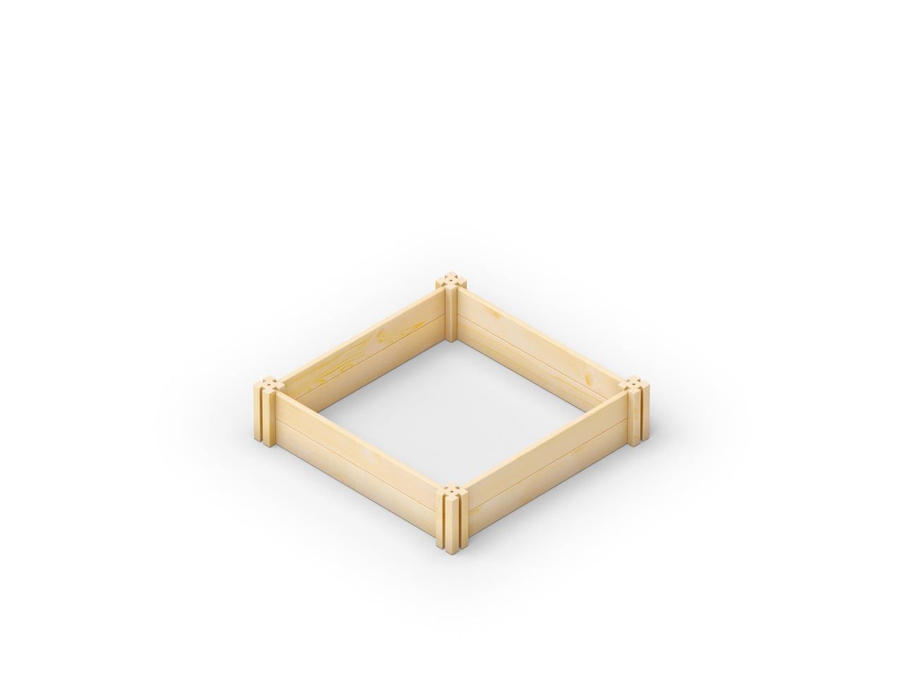 Upyard Hochbeet Upyard Hochbeet Puzzle Modular Holz 85 x 85 cm