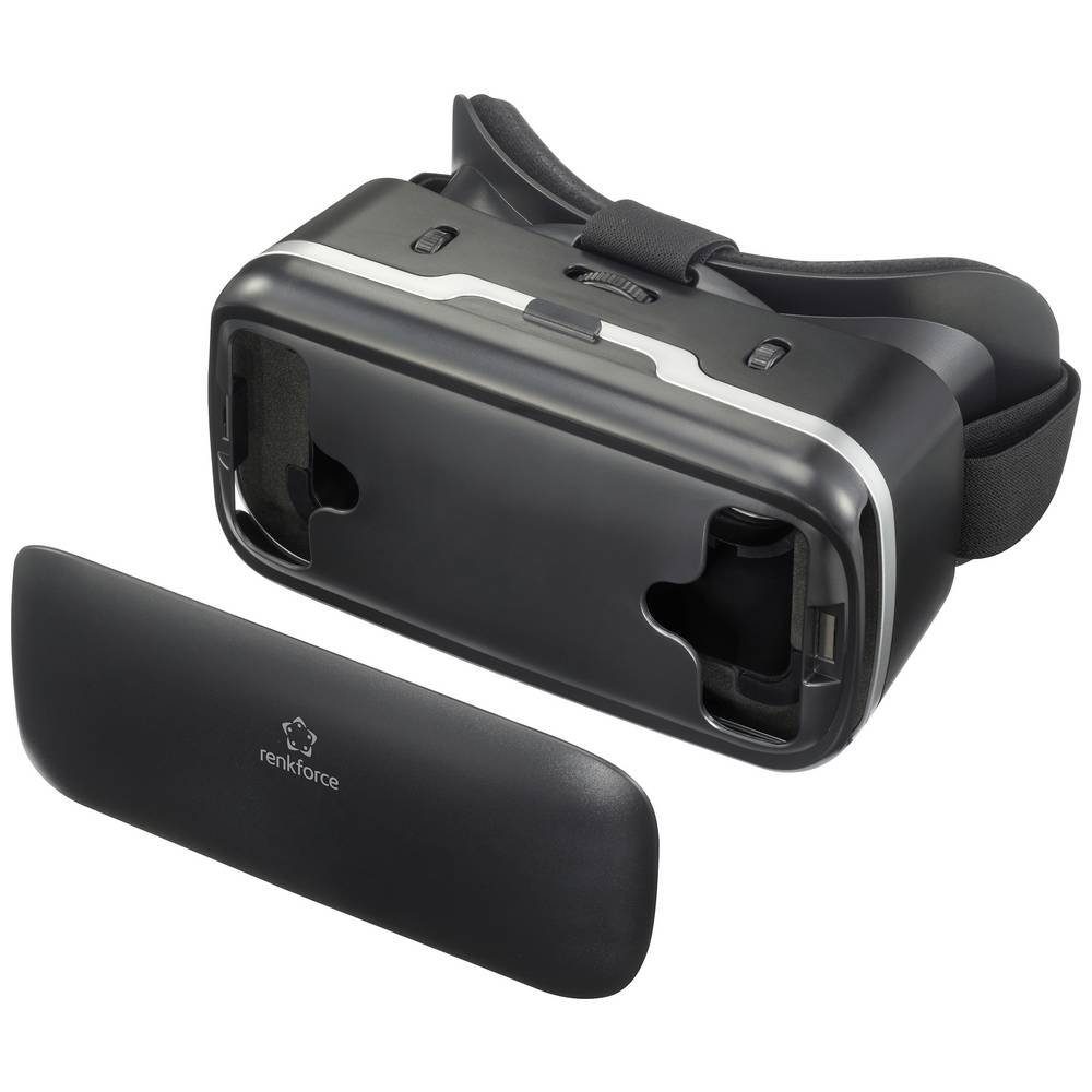 Renkforce VR-Brille für Smartphones mit Taster RF-5051786 Virtual-Reality-Brille