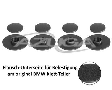 AZUGA Auto-Fußmatten Hohe Gummi-Fußmatten passend für BMW X3 (G01) ab 2017/iX3 ab 2021/X4 (für BMW X4,iX3,X3 SUV