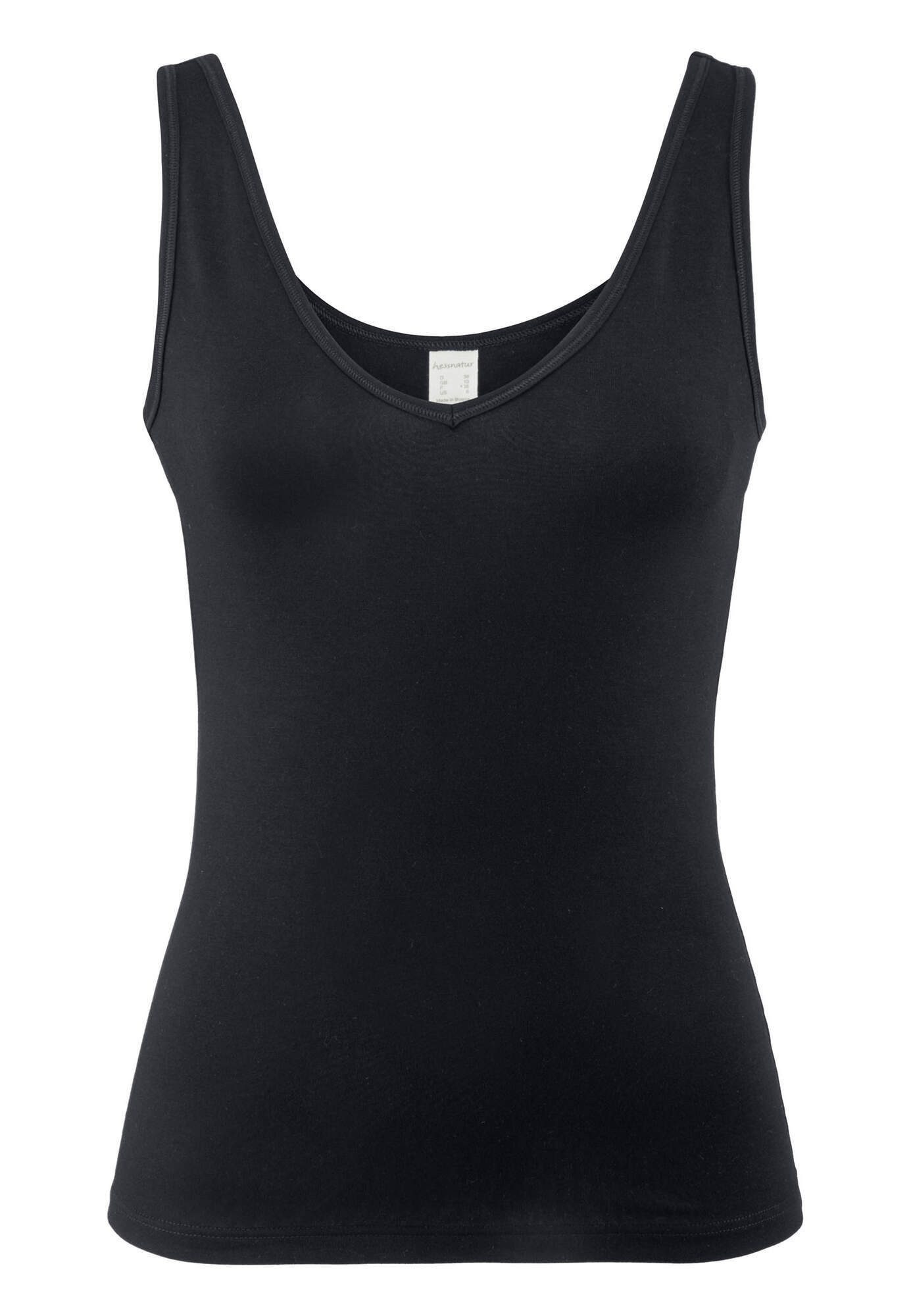 Hessnatur Unterhemd V-Neck aus Bio-Baumwolle und Tencel™ Modal (1-St)