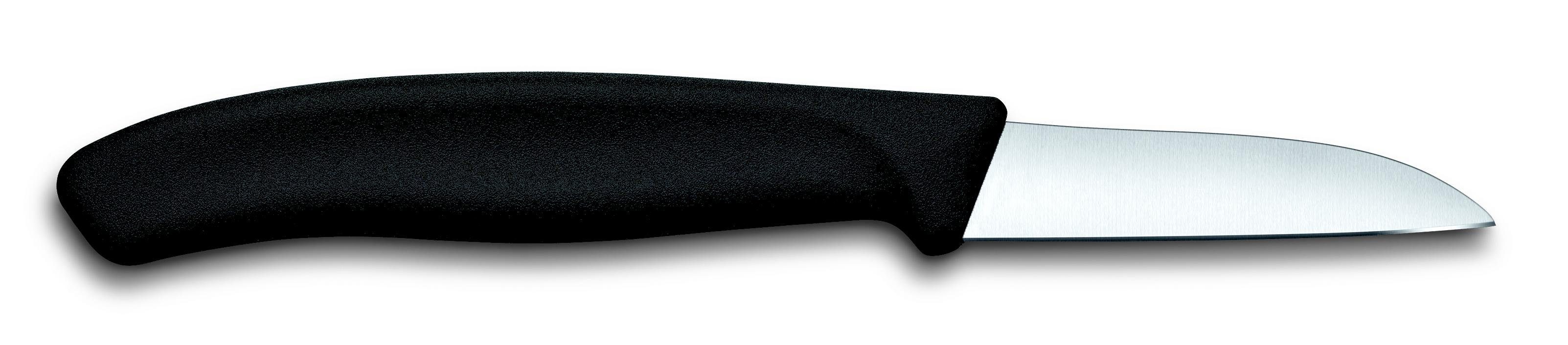 Swiss Taschenmesser 6cm, Schnitt, Classic Gemüsemesser, gerader Victorinox schwarz