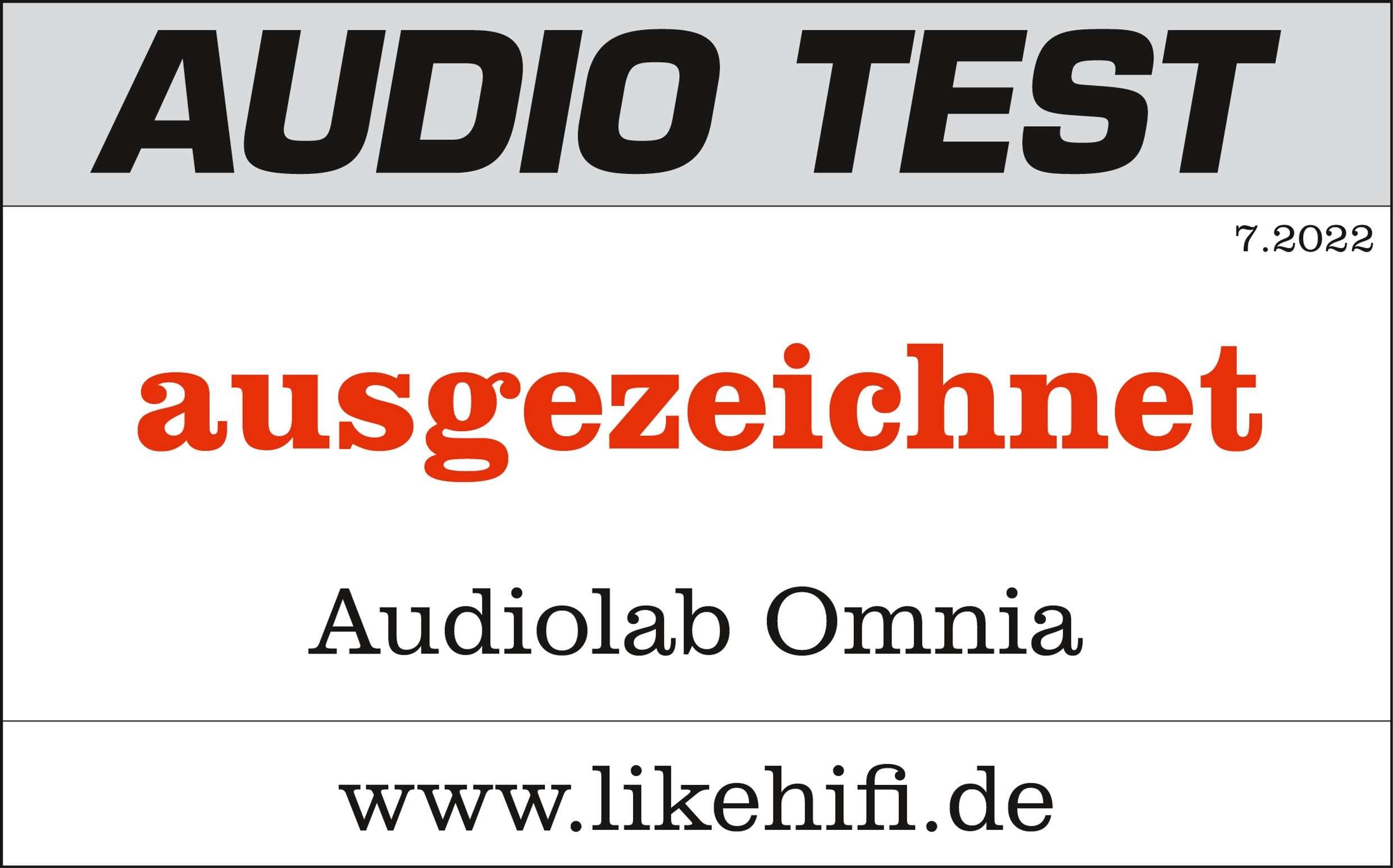 Omnia Audioverstärker schwarz audiolab