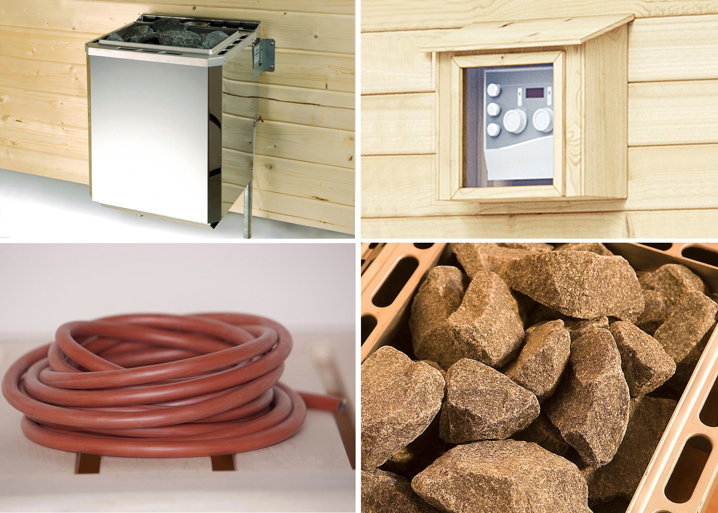 weka Saunaofen BioS, 9 kW, externe Steuerung