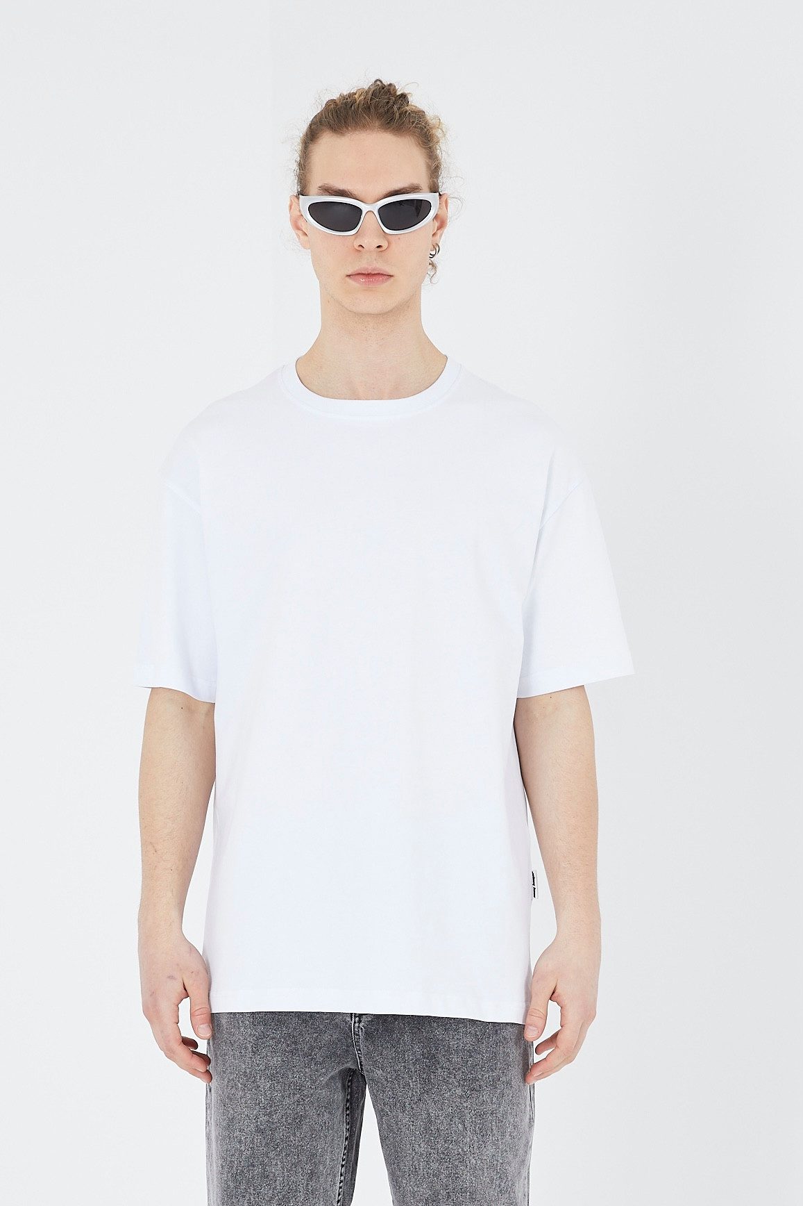 COFI Casuals T-Shirt Rundhalsausschnitt, aus Baumwolle