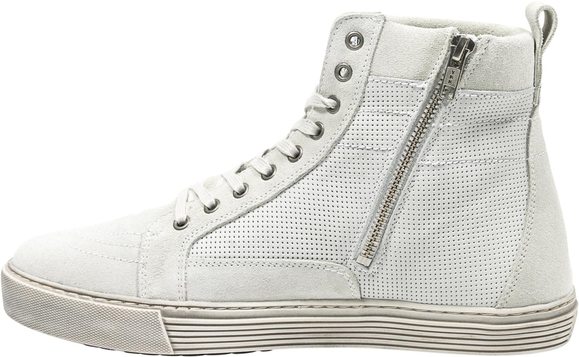 John Doe Neo White Motorrad Schuhe Motorradstiefel Atmungsaktiv wasserabweisend absorbierend