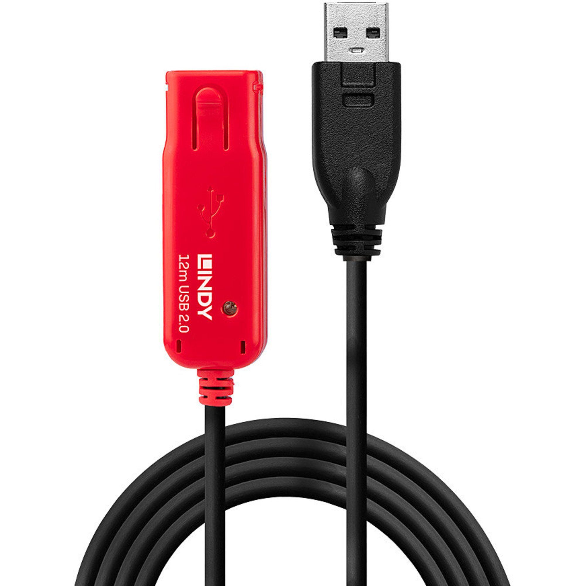 Lindy USB 2.0 Aktivverlängerungskabel Pro, USB-A Computer-Kabel