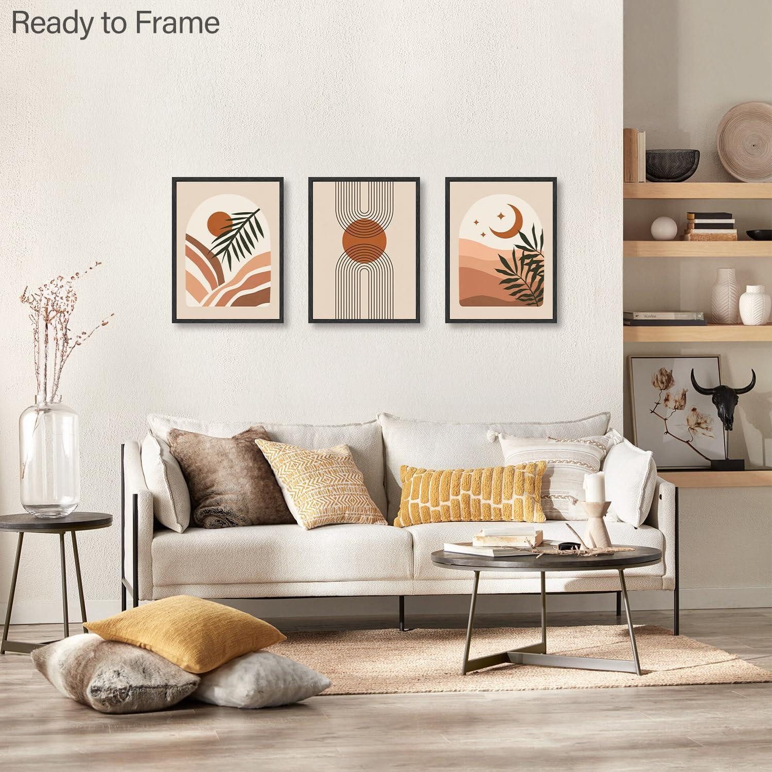 Dazzlewall Leinwandbild Abstrakte Boho Wandbilder Sonne günstig online kaufen