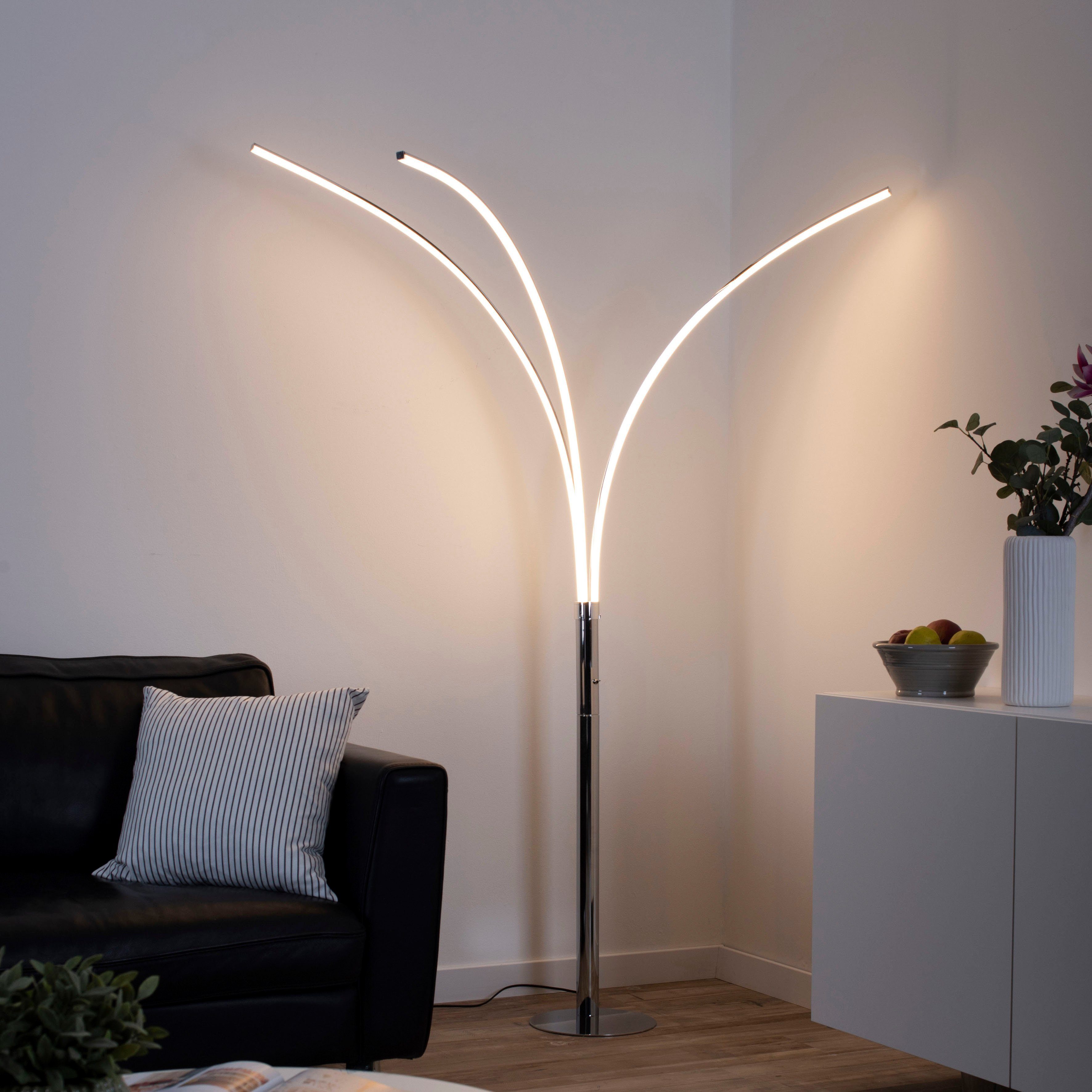 Leuchten fest Direkt MAJA, integriert, Stehlampe LED LED Warmweiß