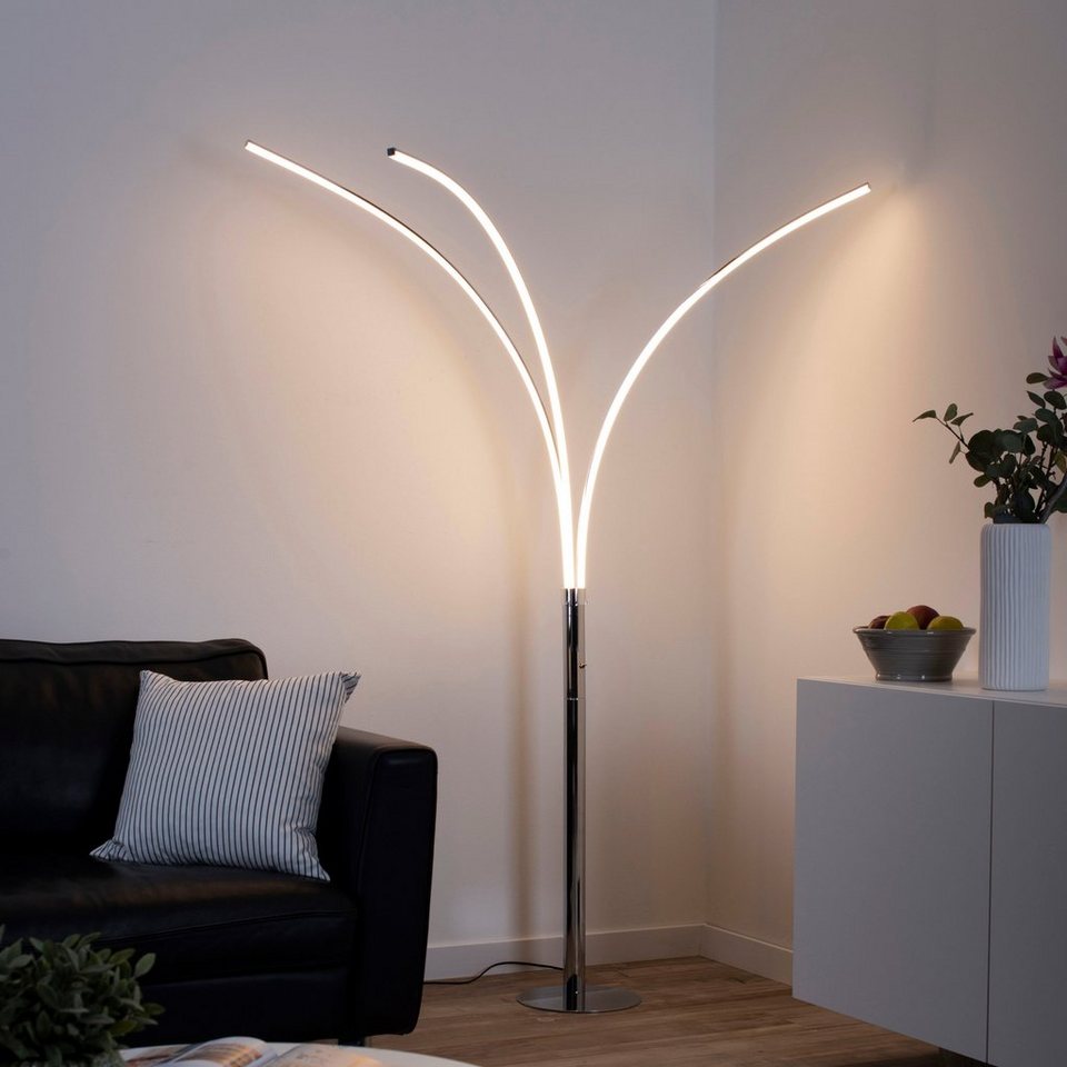 LED MAJA, Stehlampe LIGHT integriert, JUST fest Warmweiß LED