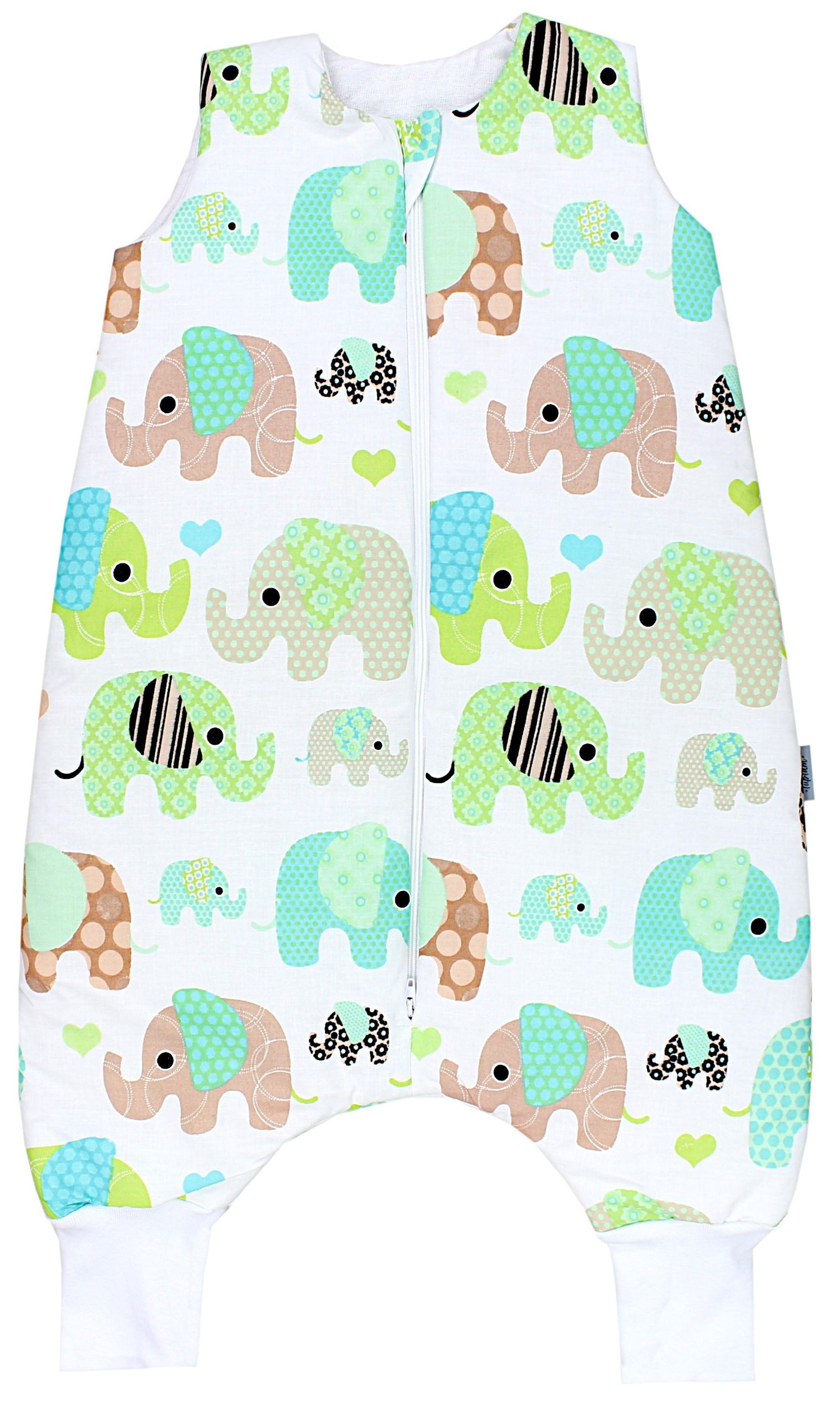 Babyschlafsack mit Beinen wattiert 2.5 TOG