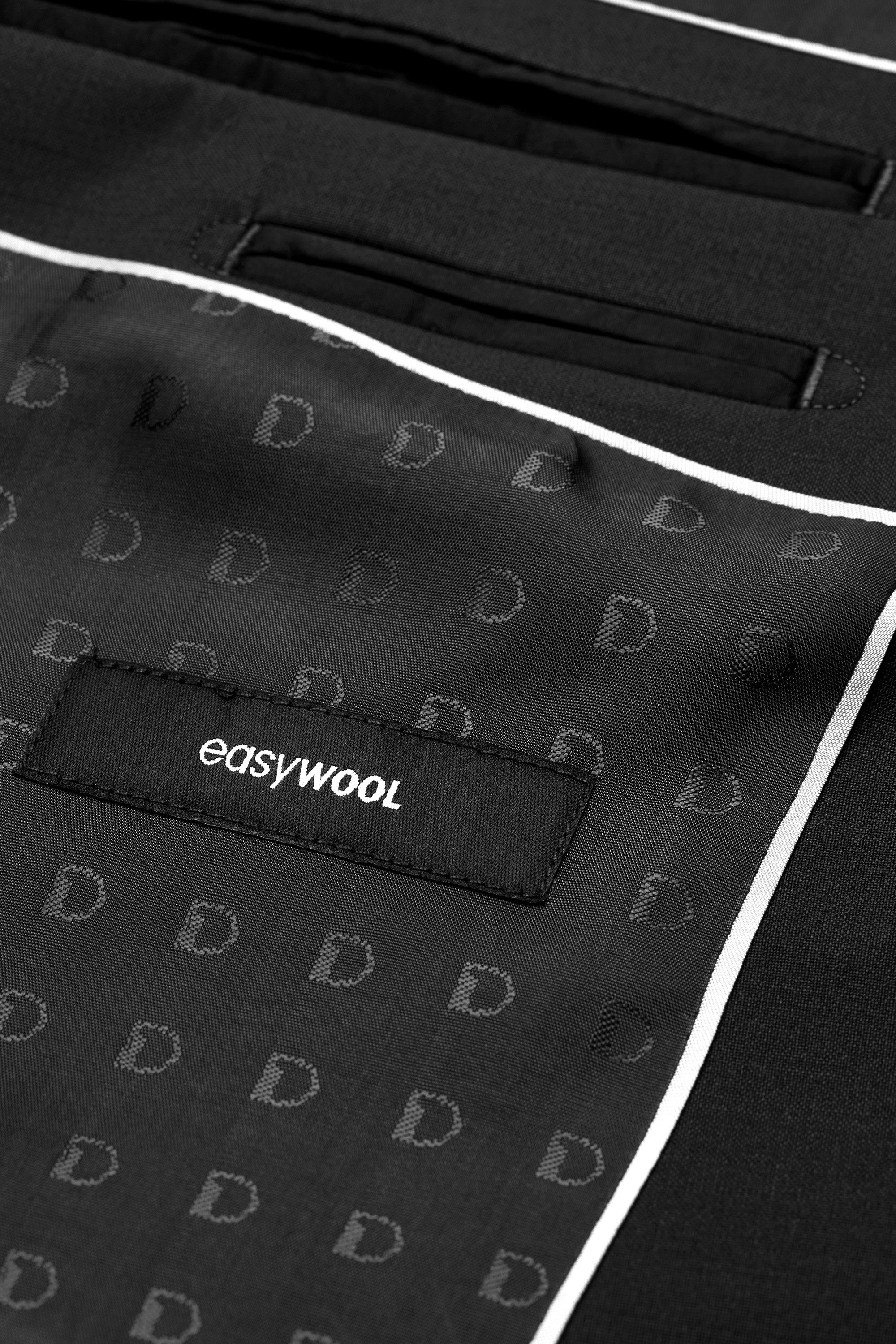 Digel Anzugsakko Duncan-AMF (1-tlg., Schurwolle) Abnehmbarer Revers-Pin