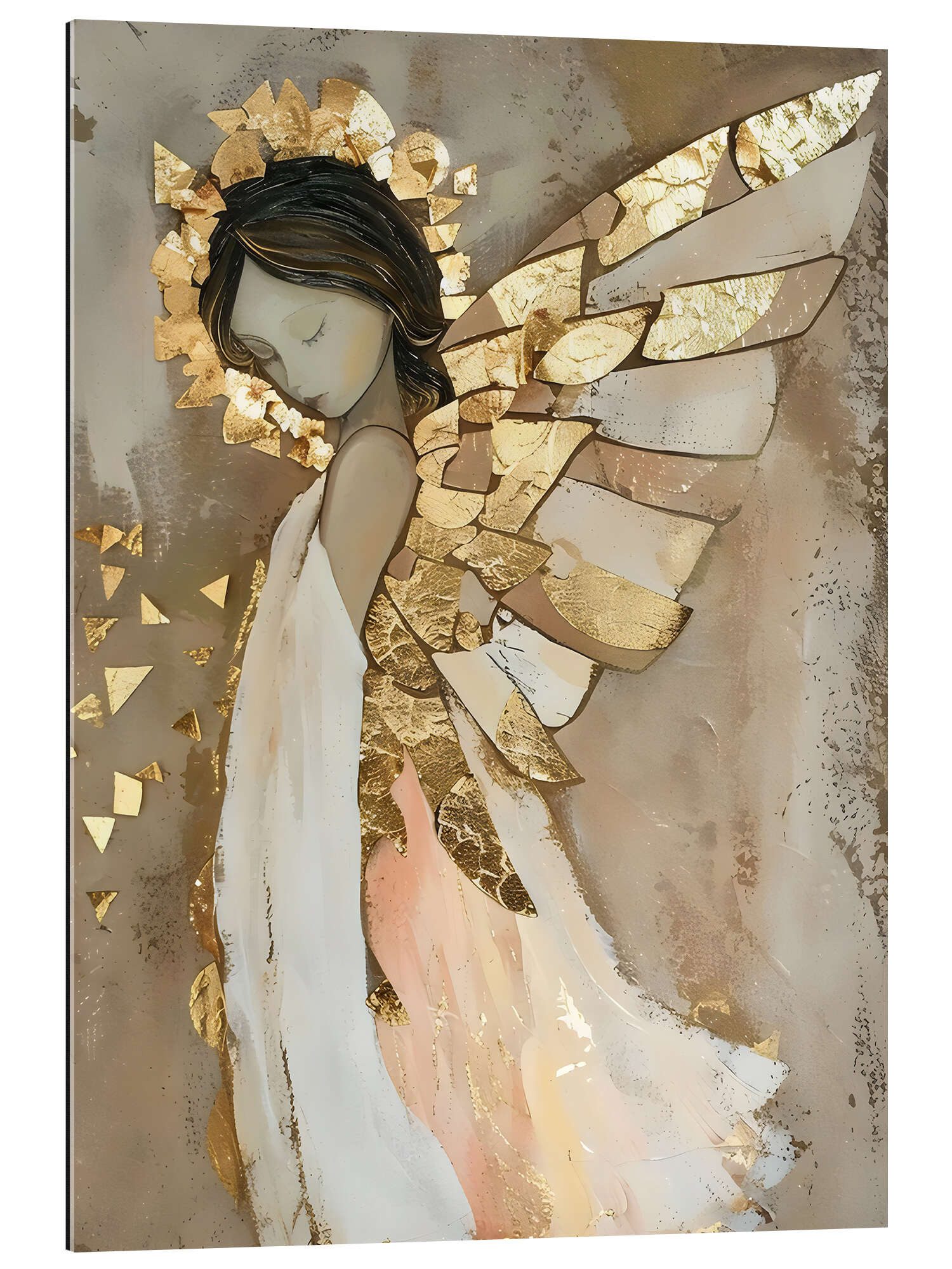 Posterlounge Wandbild Goldener Engel III, LSR günstig online kaufen