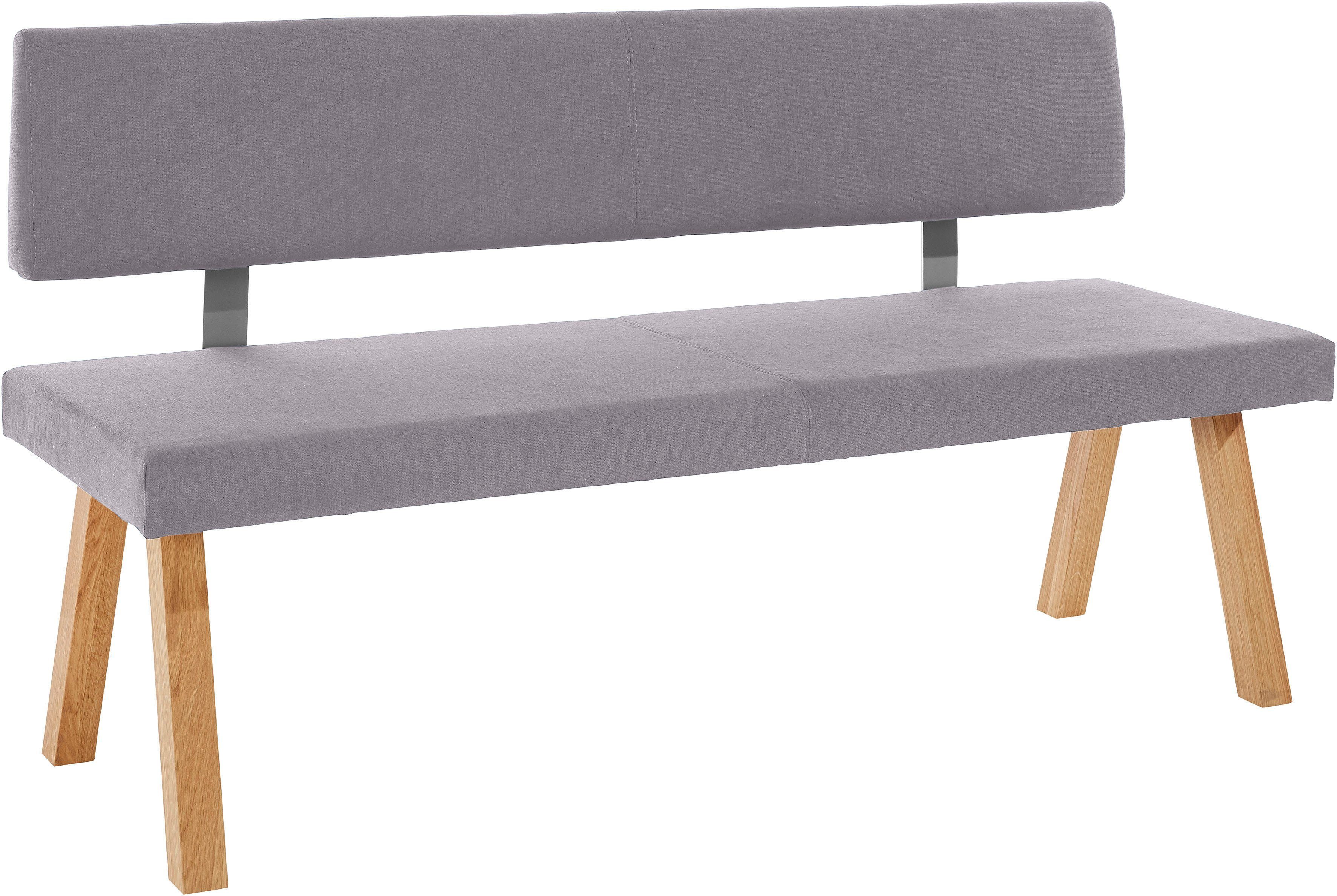 OTTO home Bank Mobilar Rio, mit Rückenlehne und aus Massivholz