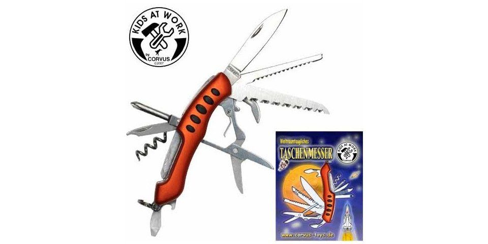 Corvus A600035 - Kids at work: Taschenmesser weltraumtauglich Konstruktions-Spielset