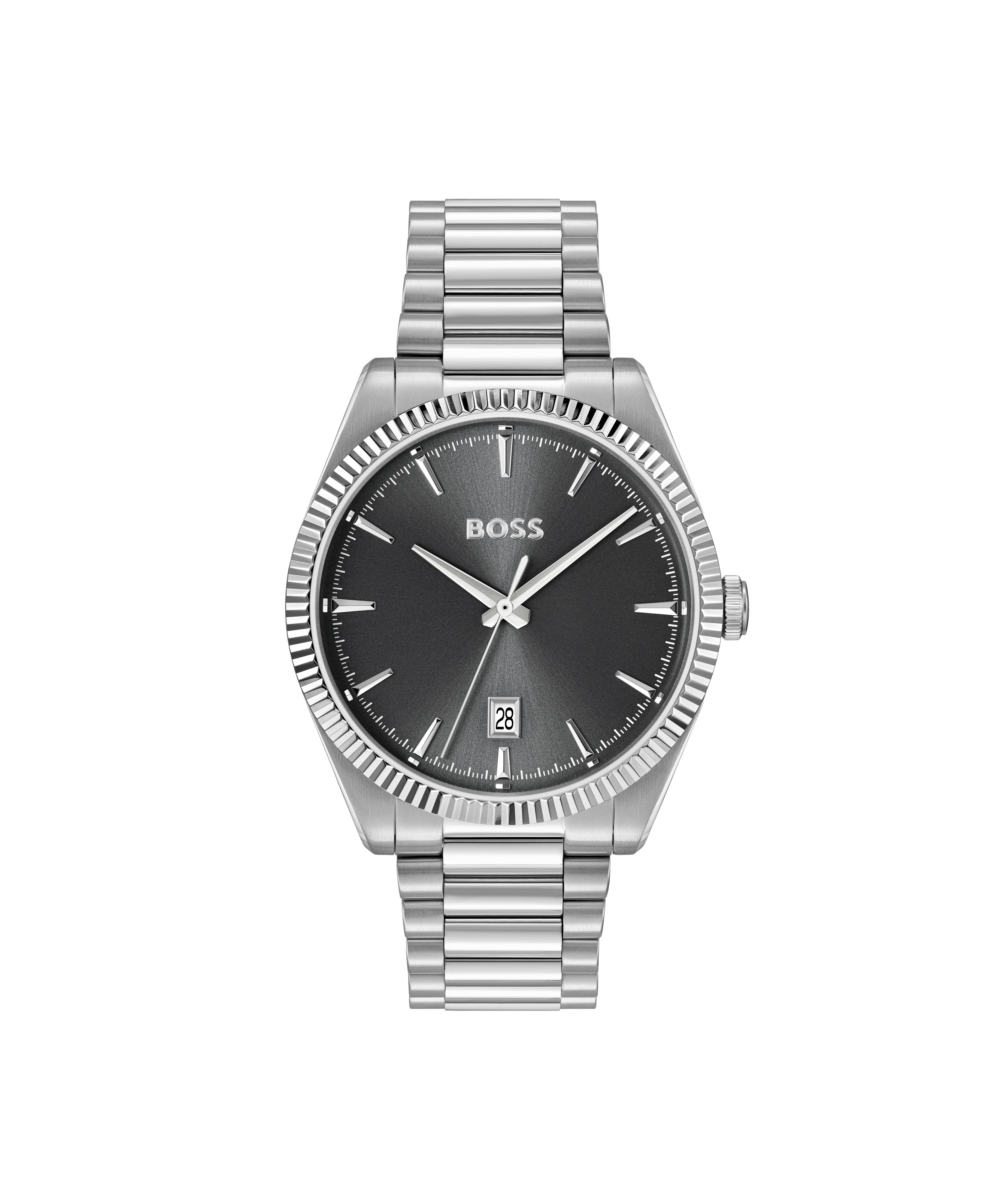 BOSS Quarzuhr CHESWICK 1514310, Armbanduhr, Herrenuhr, Edelstahlarmband, an günstig online kaufen