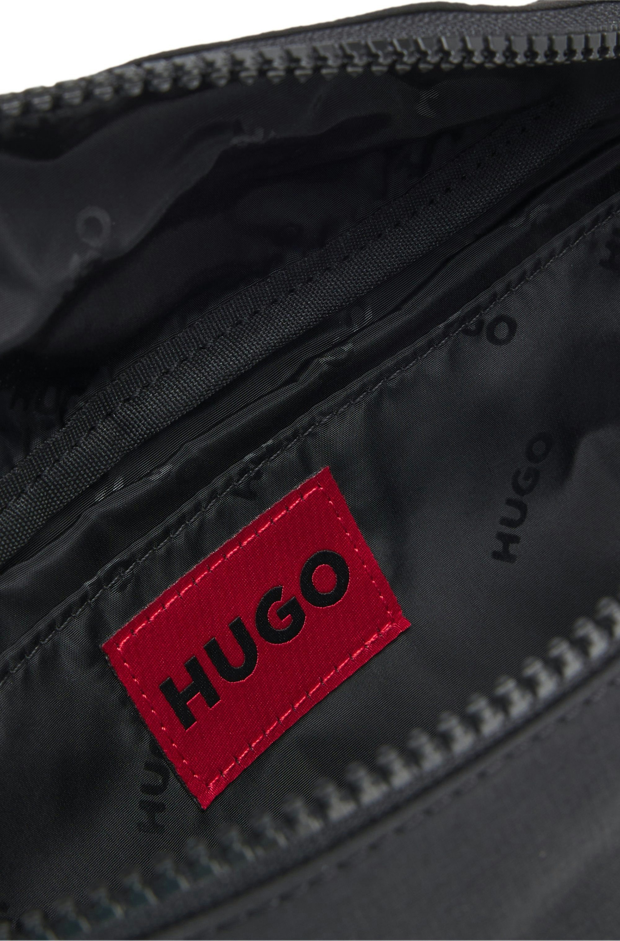 HUGO Bauchtasche REHX BUMBAG, Bodybag, Umhängetasche, Schultertasche mit Logoschriftzug