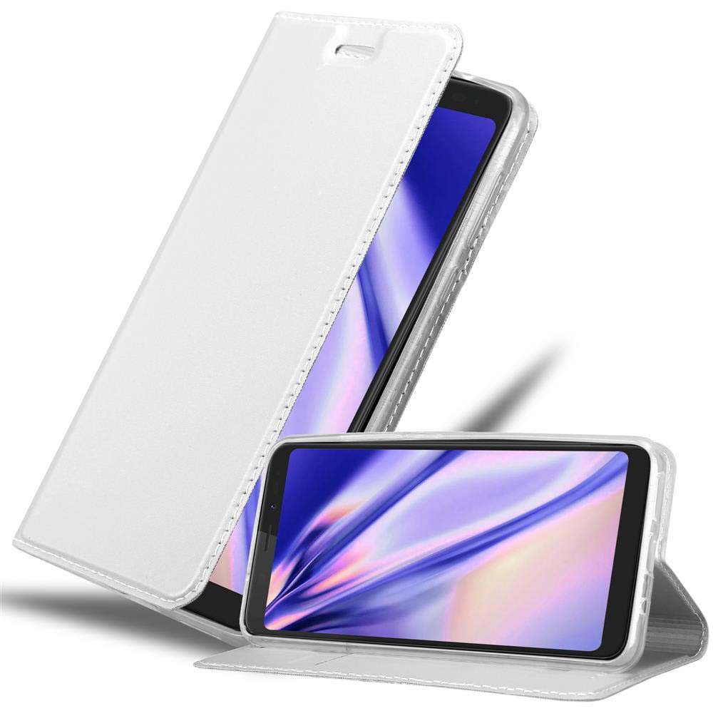 Cadorabo Handyhülle für WIKO VIEW XL Hülle WIKO VIEW XL, Schutzhülle Hülle mit Standfunktion, Magnetverschluss und Kartenfach