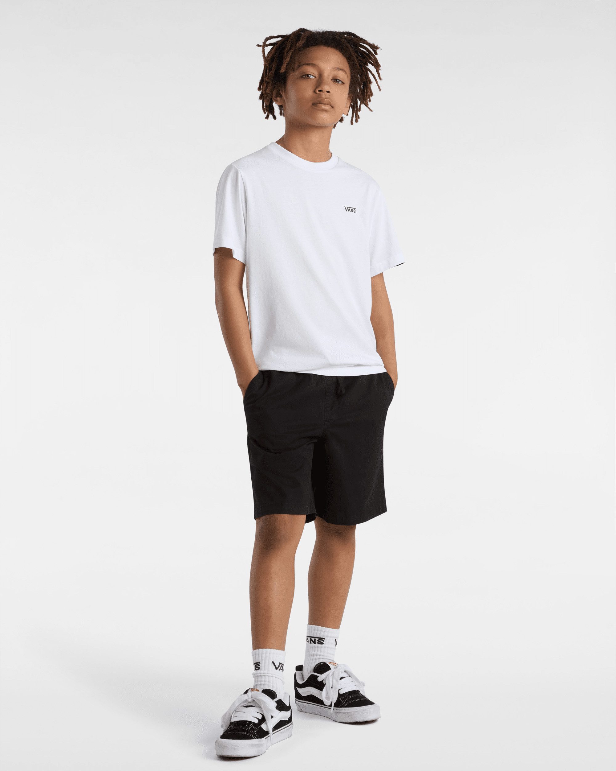 Vans Shorts RANGE ELASTIC WAIST SHORT II für Kids mit elastischem Bund, aus Baumwolle und Nylon – Bild 4 von 5