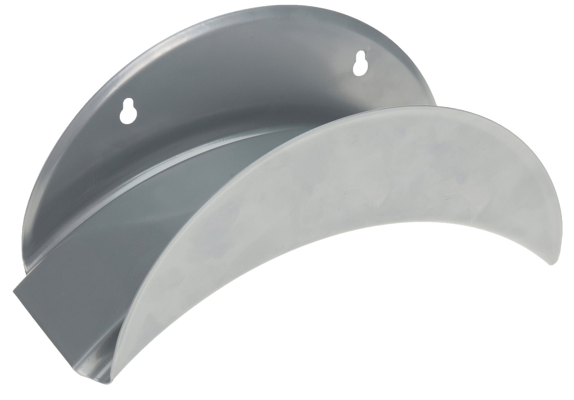 BigDean Schlauchhalterung Gartenschlauchhalter aus Metall 29x13 cm - Schlauchlänge bis 25m, (Packung, 1-tlg., 1 stk, Inklusive Montagematerial, Wetterfest Verzinkt, Drinnen & Draußen)