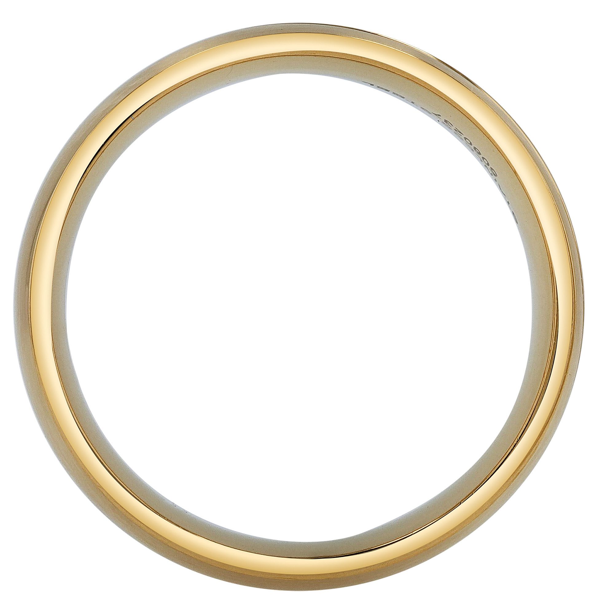 AKZENT Partnerring Peyton, goldfarbig, langlebig, Herren Ring