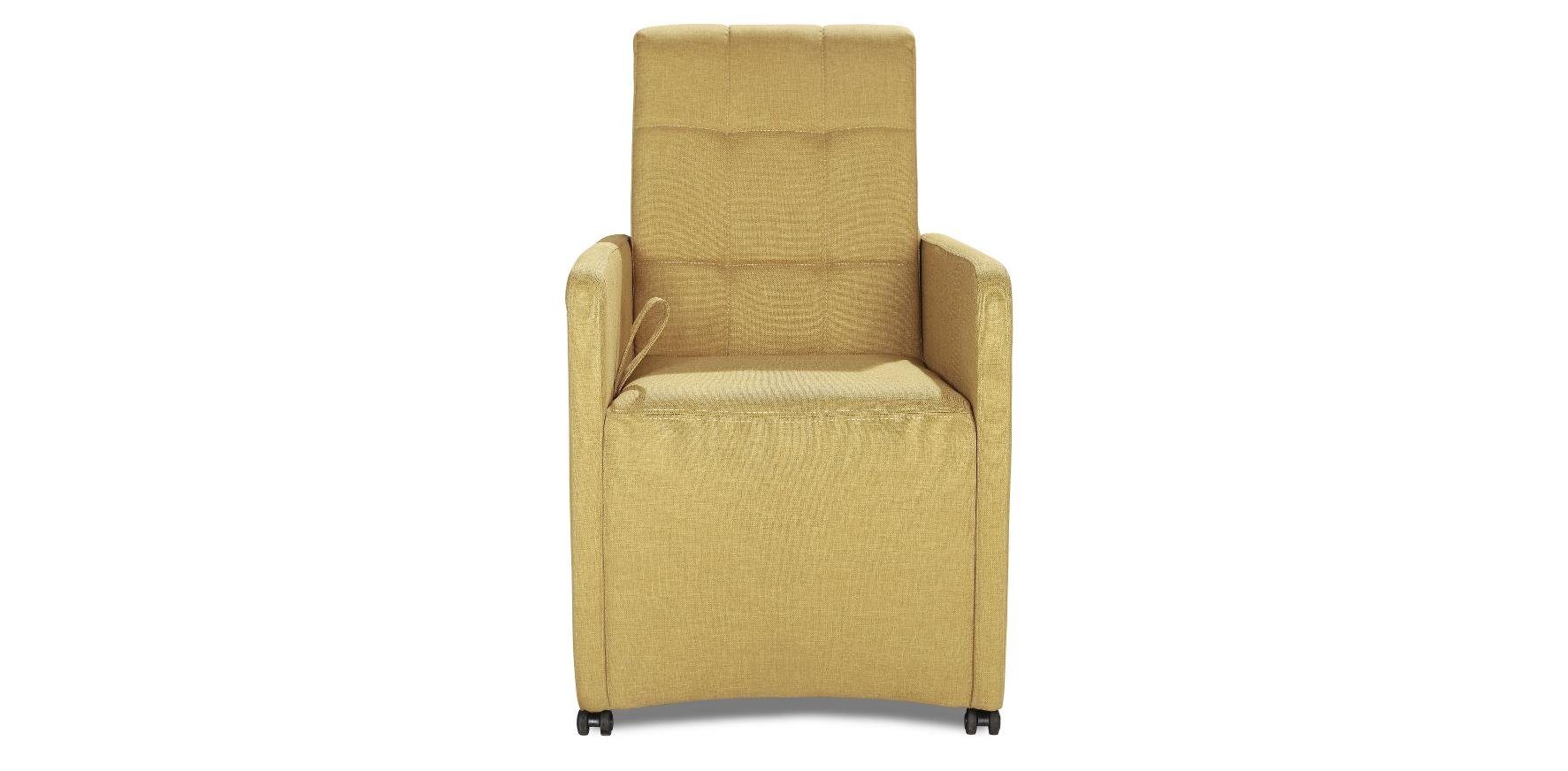 Design Stoff Loungesessel, Sessel Sofa Polster 1 Relax Stuhl Gelb Sitzer Club JVmoebel Lounge