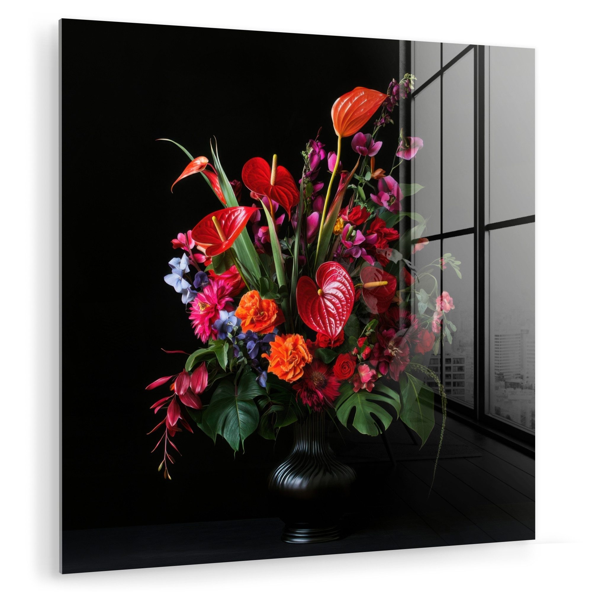 MuchoWow Acrylglasbild Blumen - Blumenstrauß - günstig online kaufen
