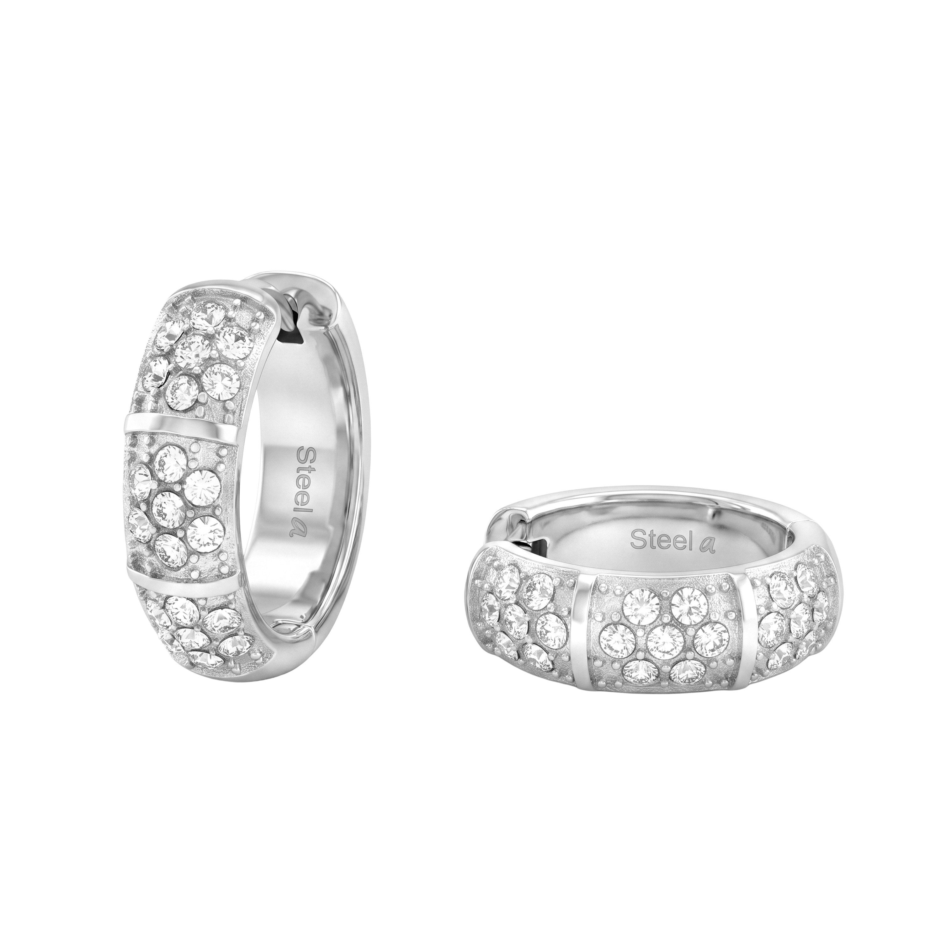 Noelani Paar Creolen (No information, No information), Edelstahl Damen Schmuck - 2101761