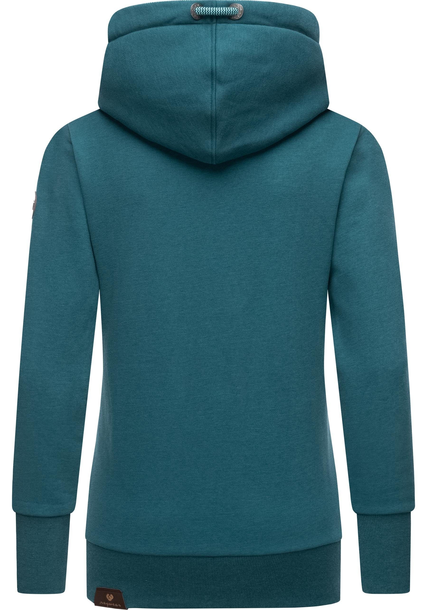Longsleeve kuscheliges Hoodie Gripy Sweatshirt Bold dunkelpetrol Ragwear