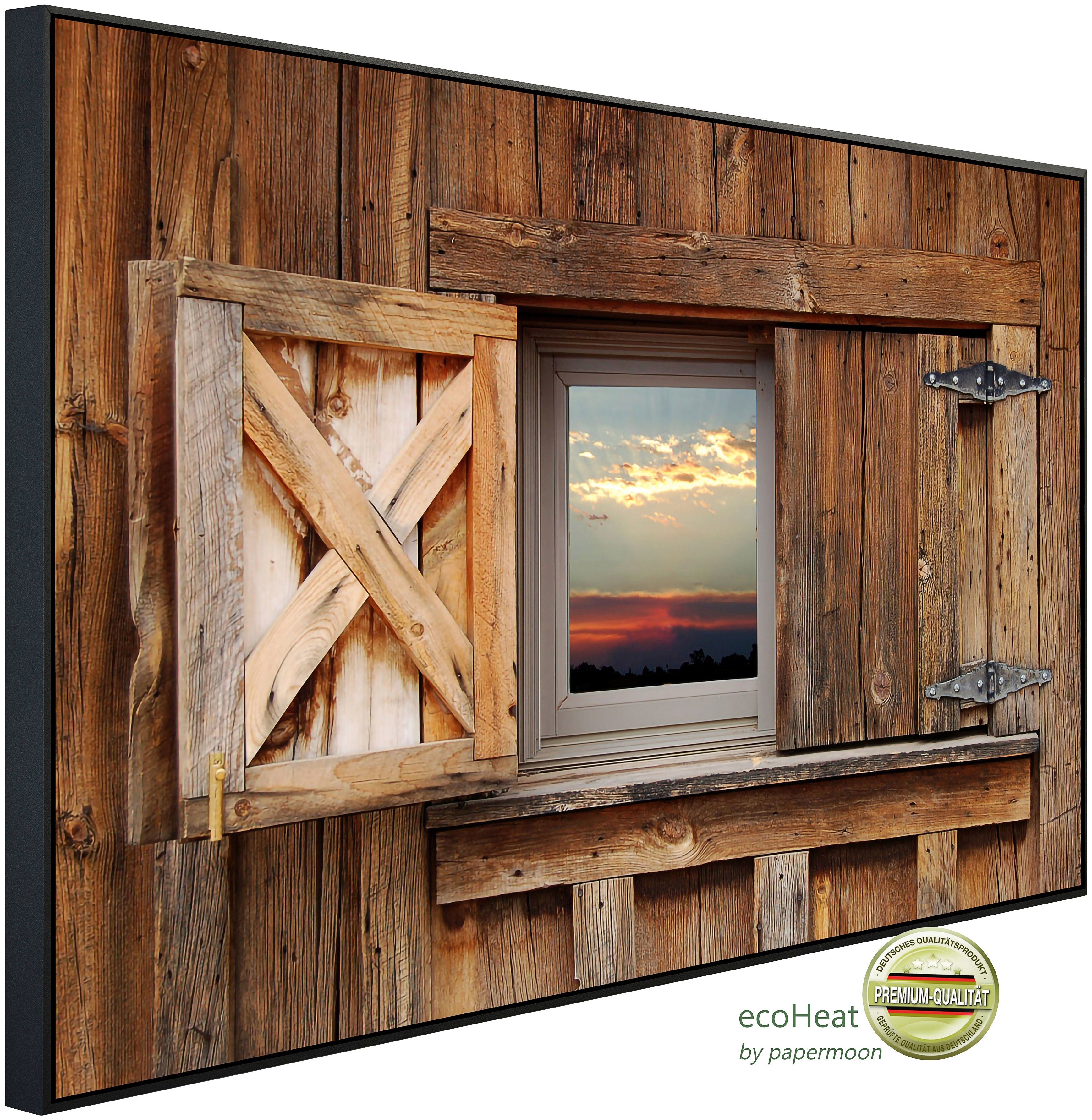 Infrarotheizung Scheunenfenster